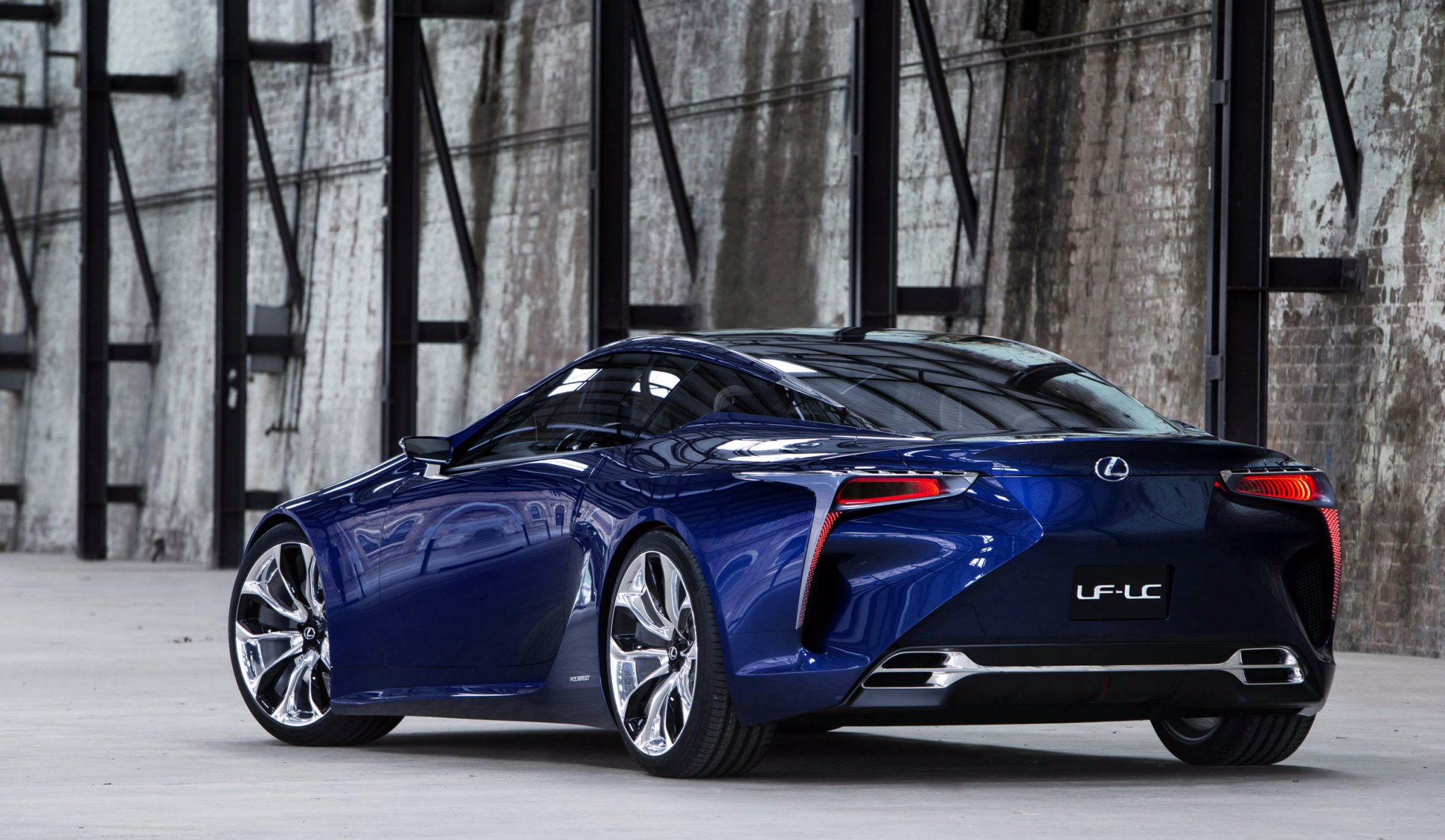 lexus lf-lc синий концепция концепт лексус вид сзади лф-лц
