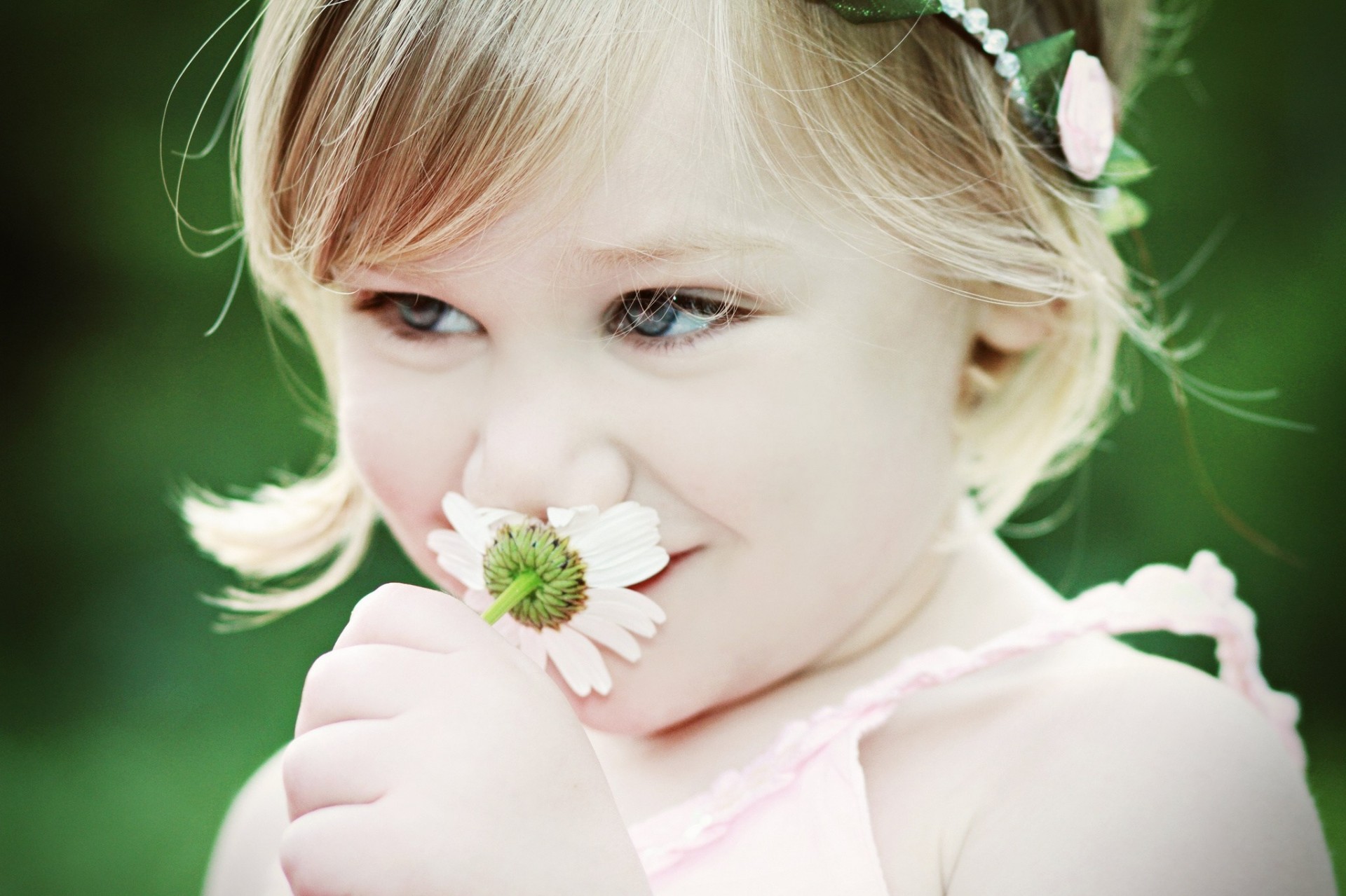 flower daisy mood girl child