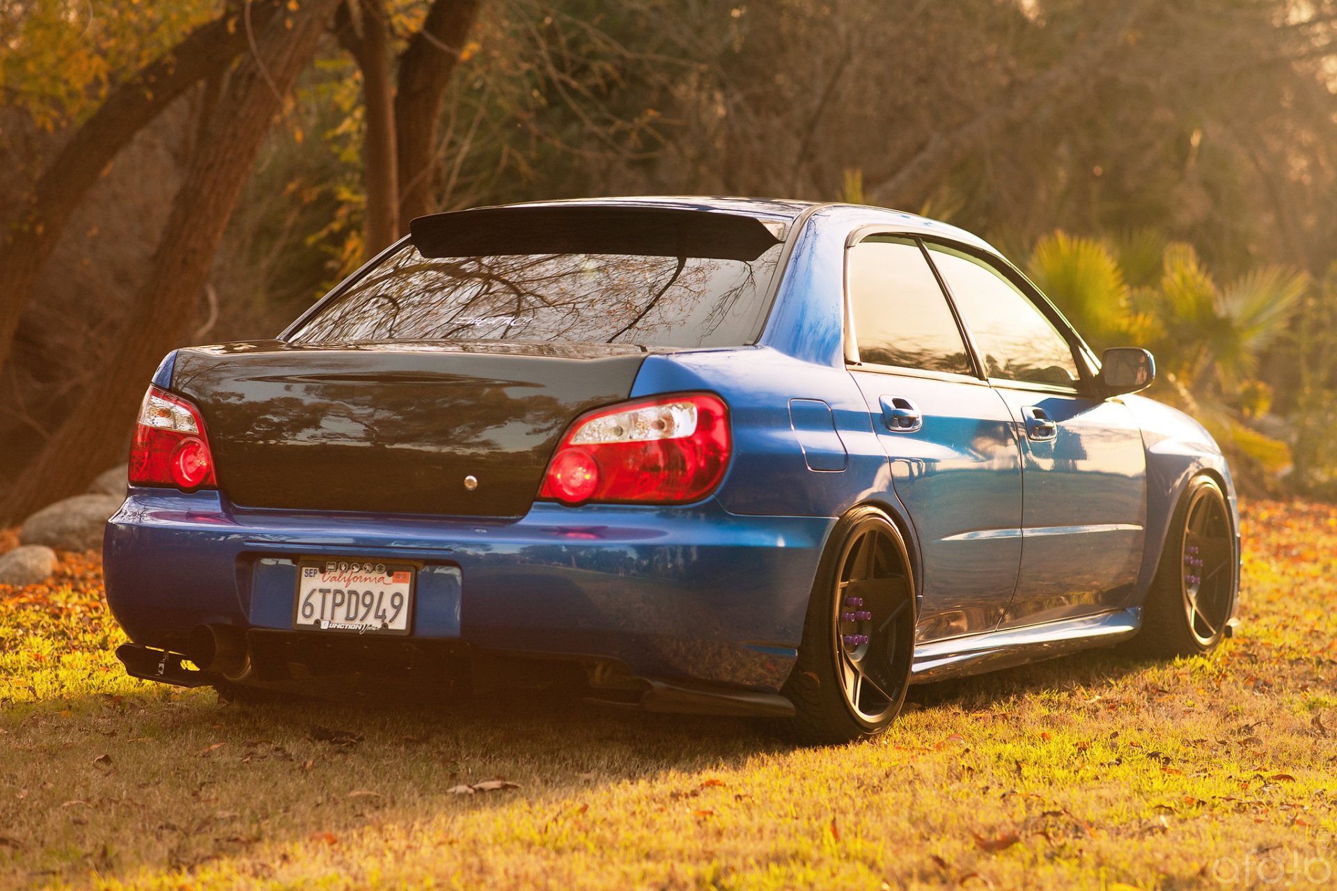 ubaru impreza wrx sti subaru tuning blue blue