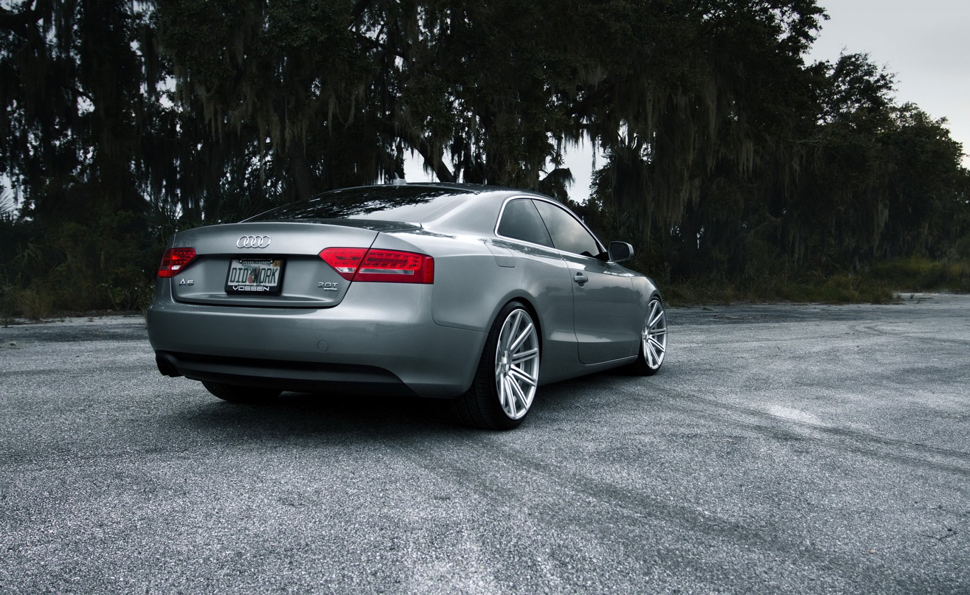 audi s5 vossen audi szary