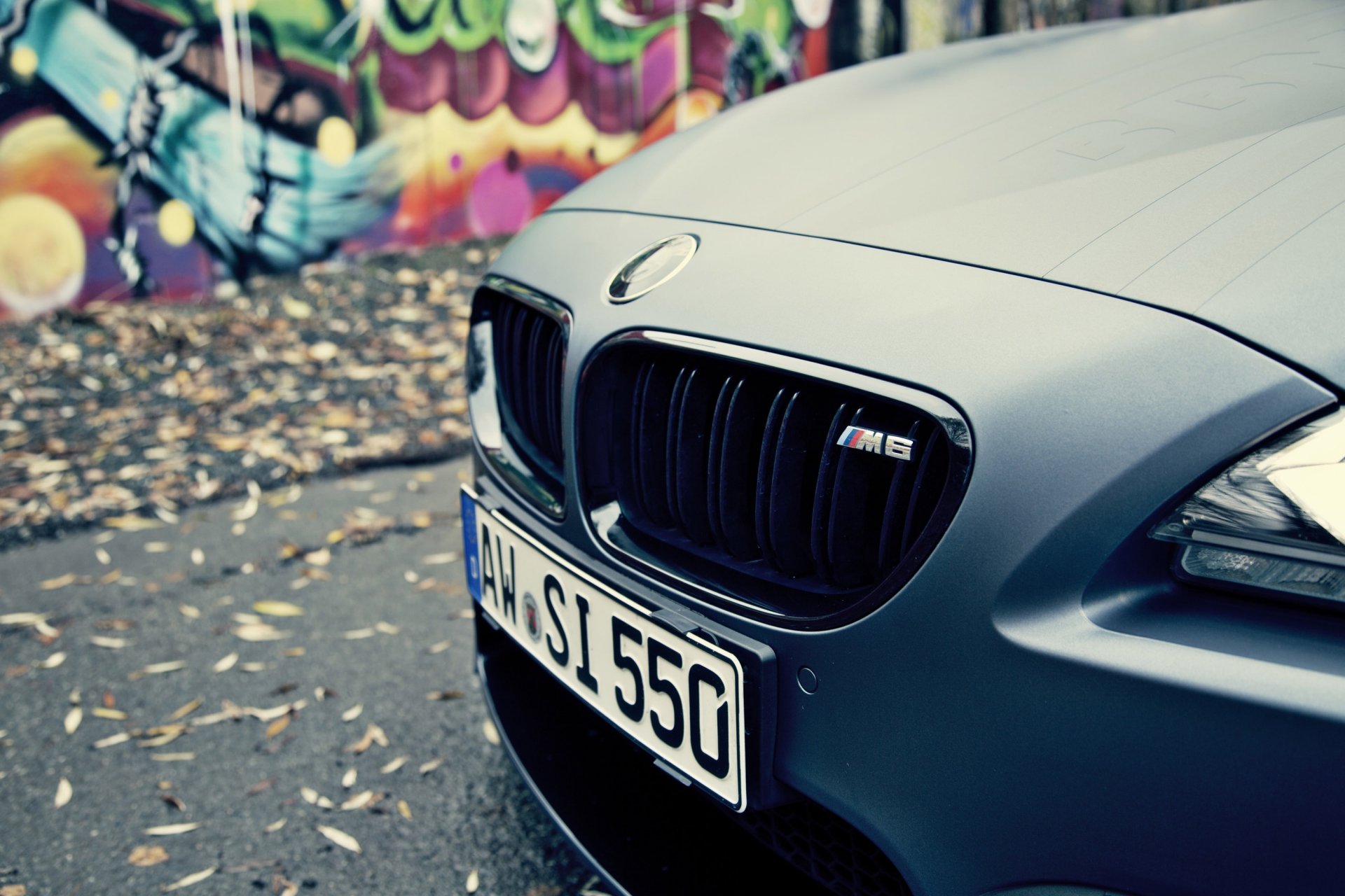 bmw m6 convertible coche frente parrilla número