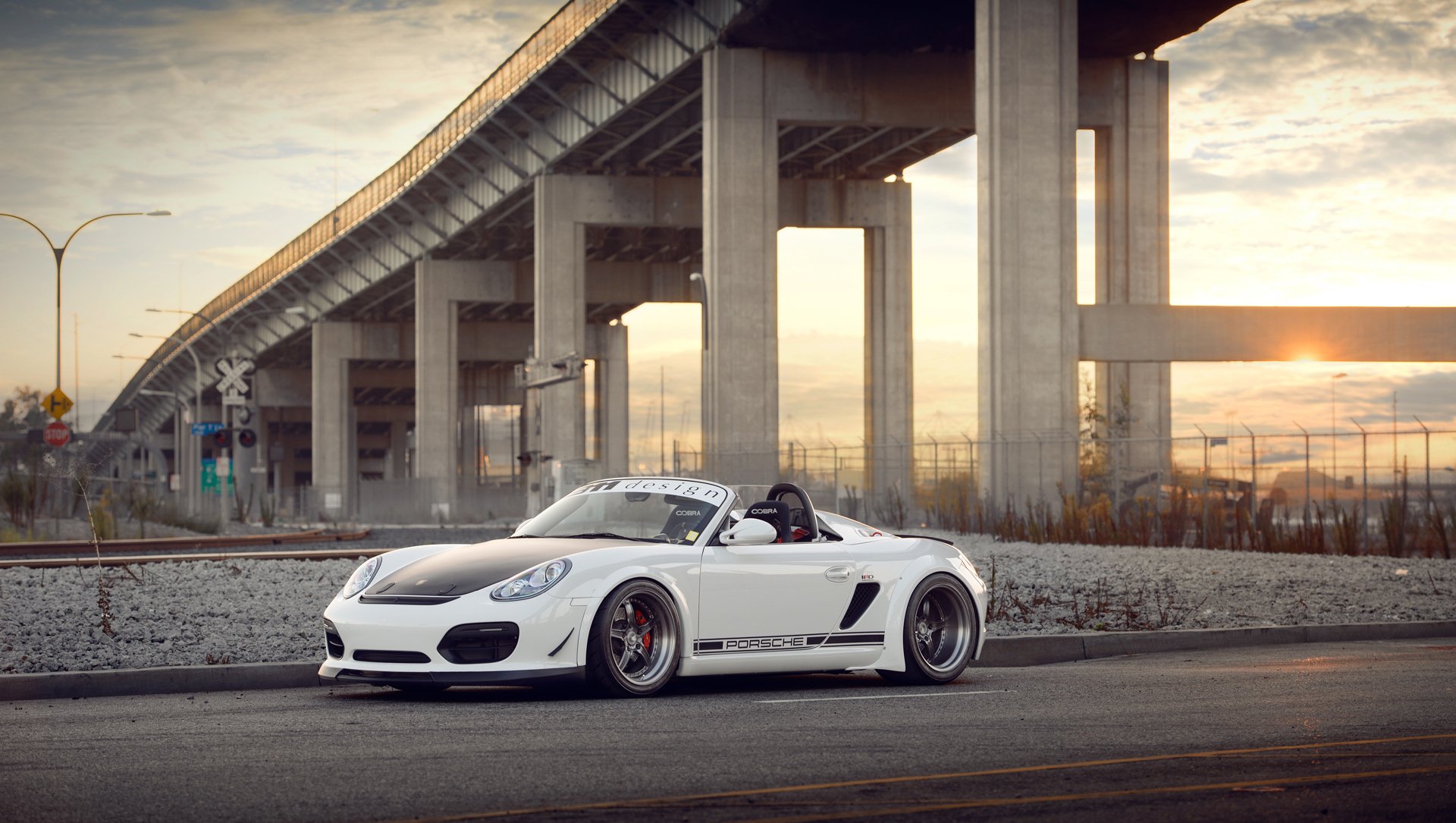 porsche boxster spyder blanco porsche puente