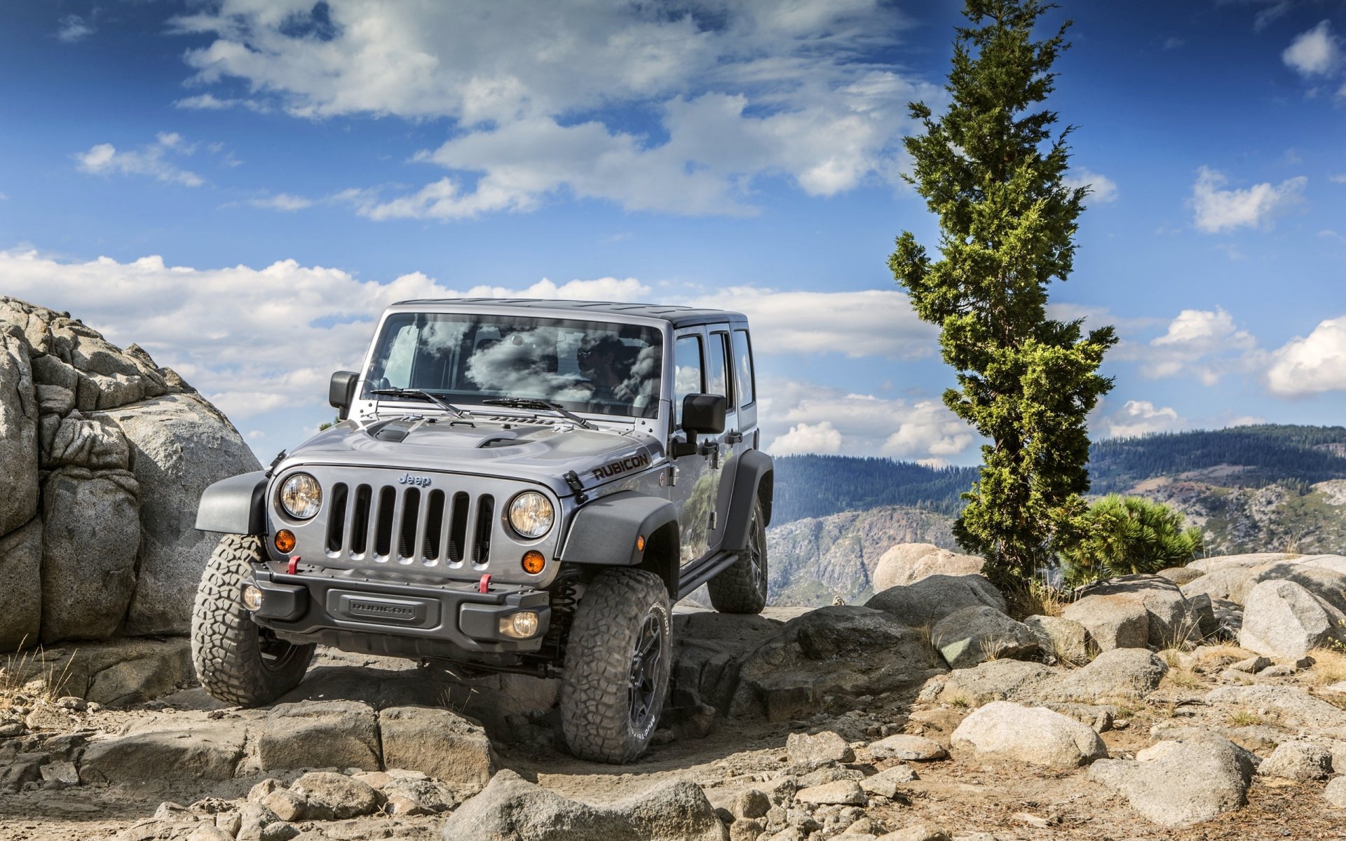 jeep wrangler rangler unlim rubic suv natur steine