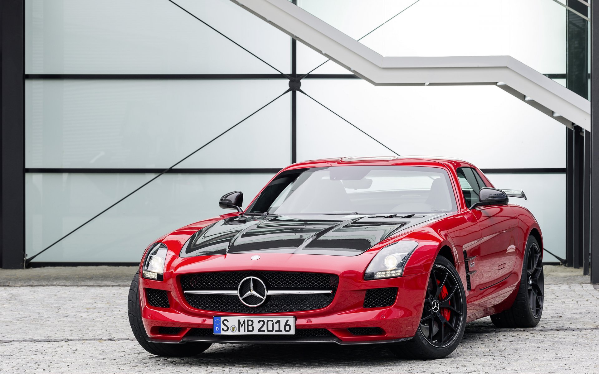 mercedes-benz sls amg gt final edition c197 red stair