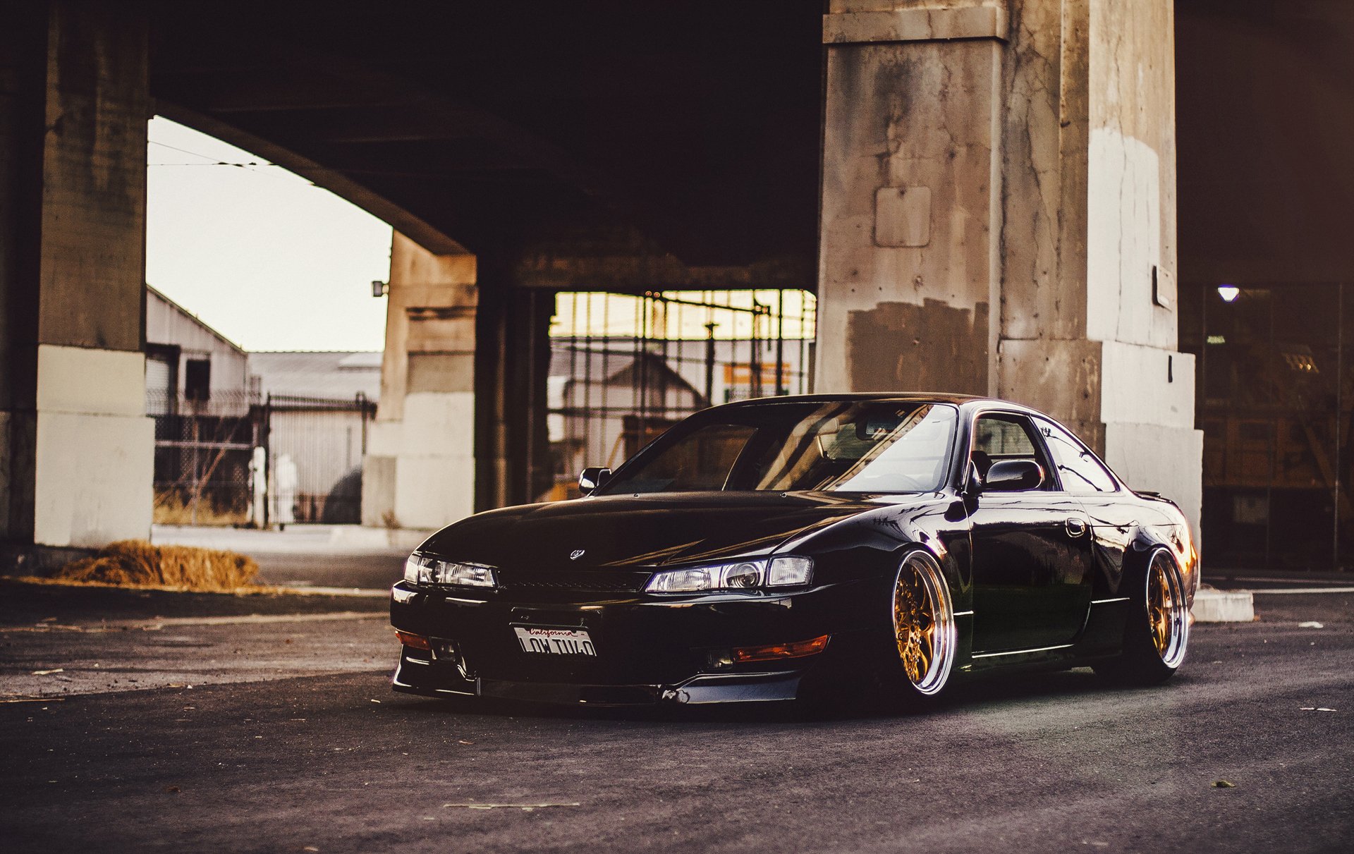 nissan 240sx s14 czarny pozycja niski nissan sylvia czarny tuning