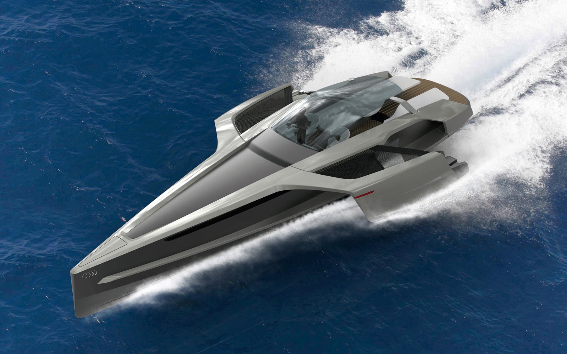 audi trimaran design concept audi jacht concept woda