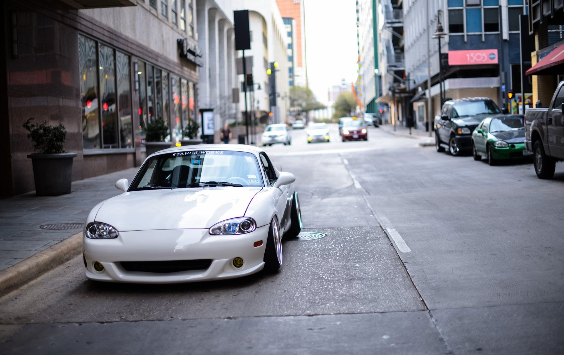 mazda miata позиция bbs белая тюниг диски