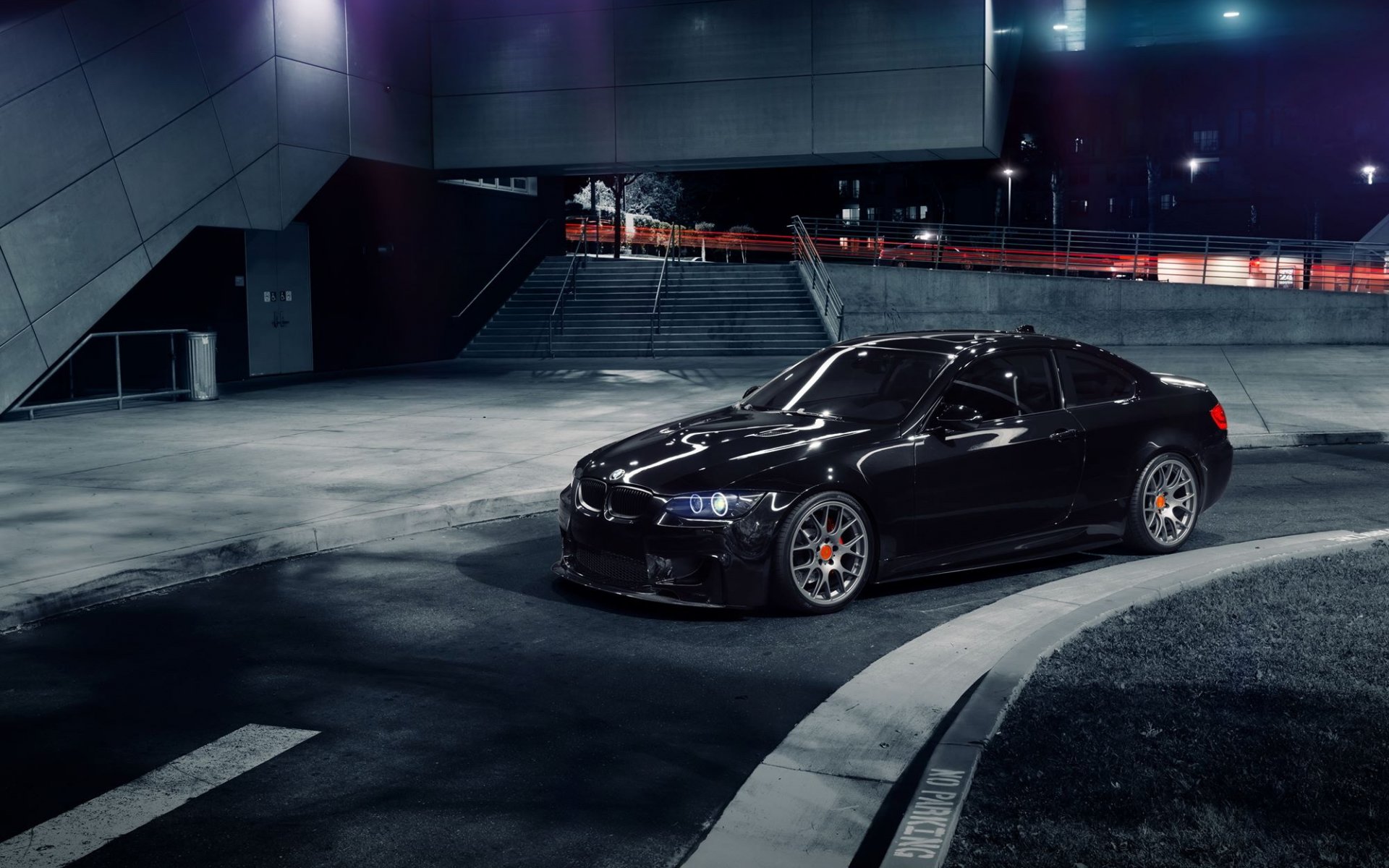 bmw 335i м преобразование автомобиль черный купе