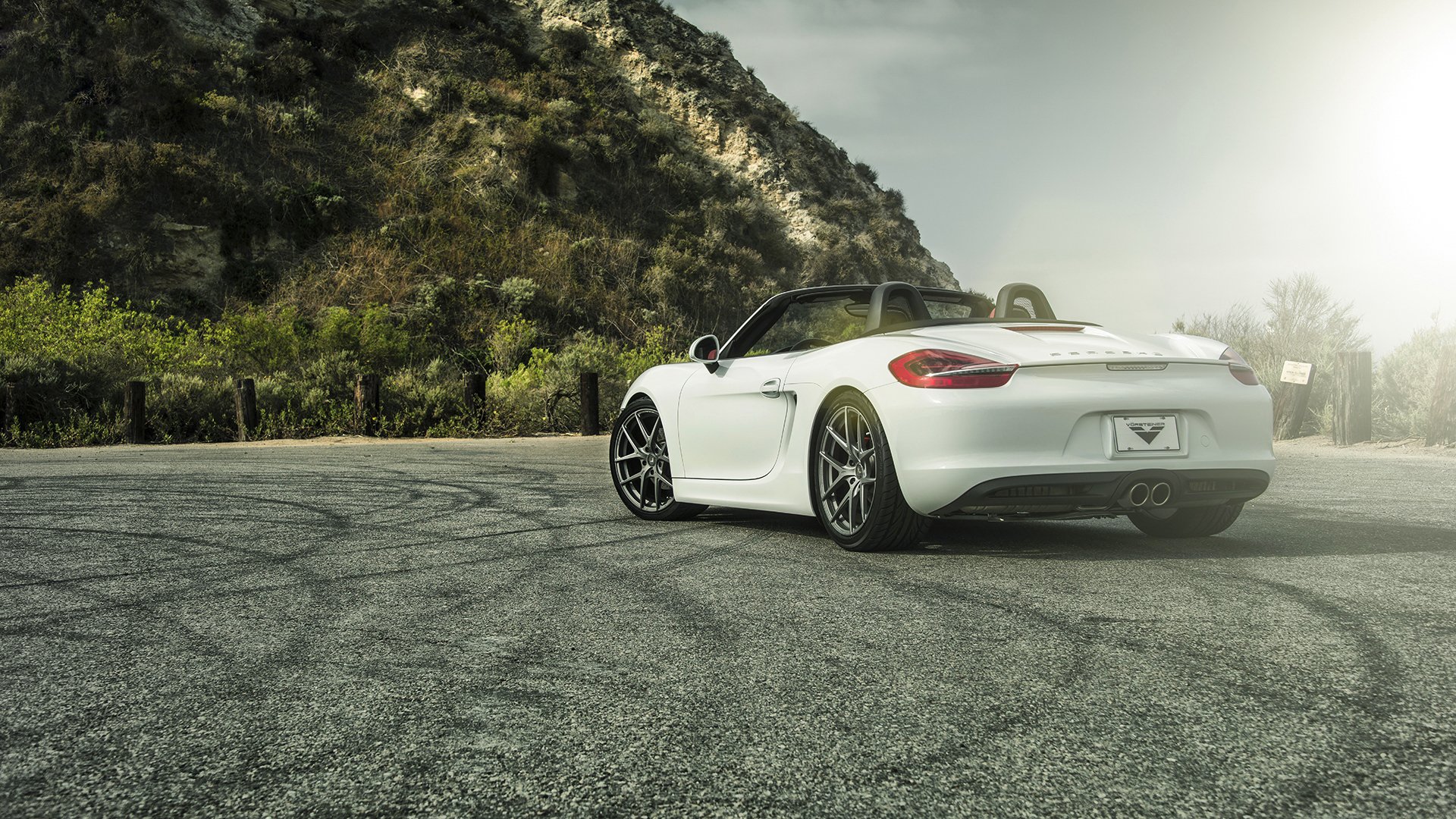 porsche boxster vorsteiner porsche tuning blanc voiture