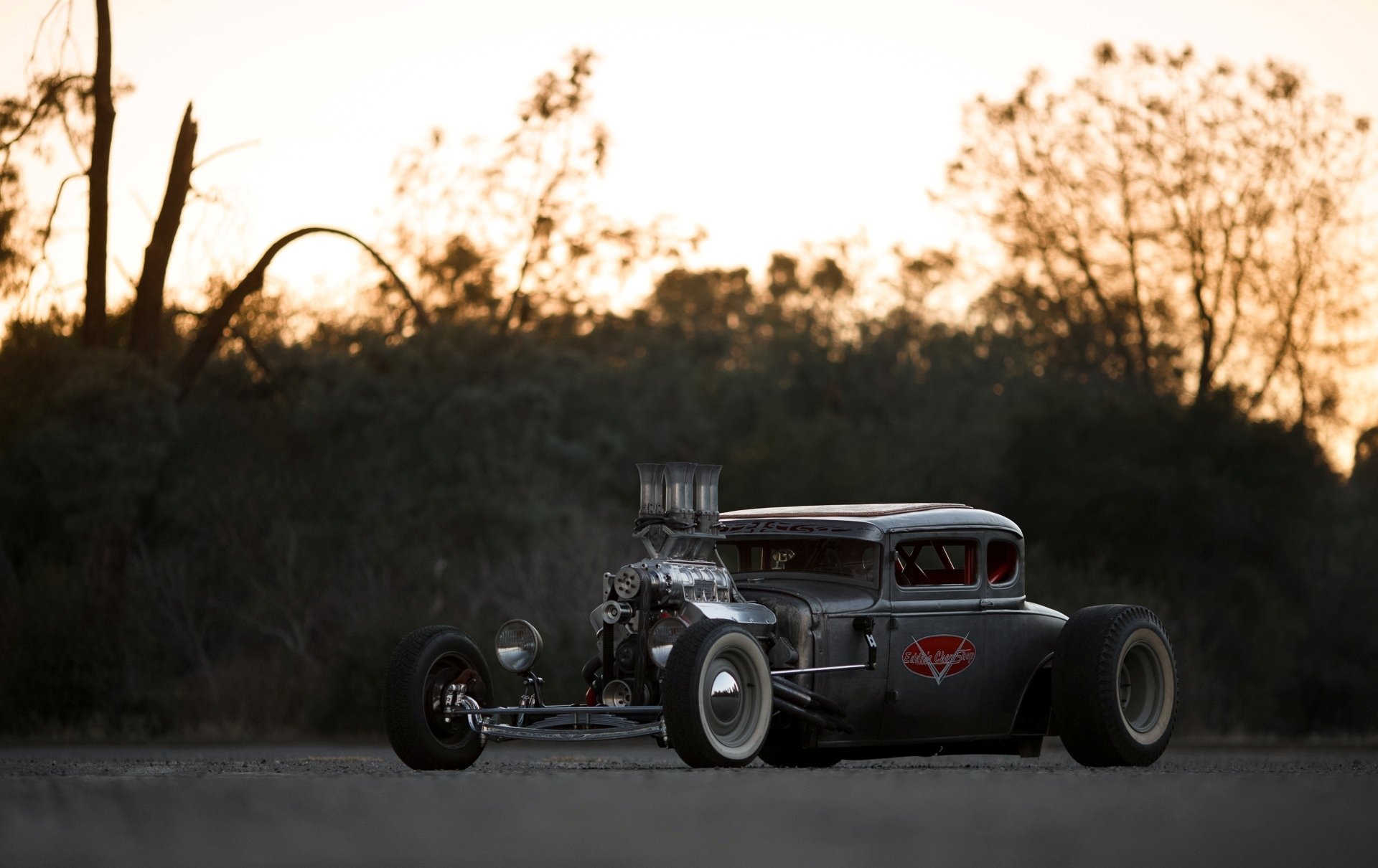 ford model a coupe hot rod pręt szczura