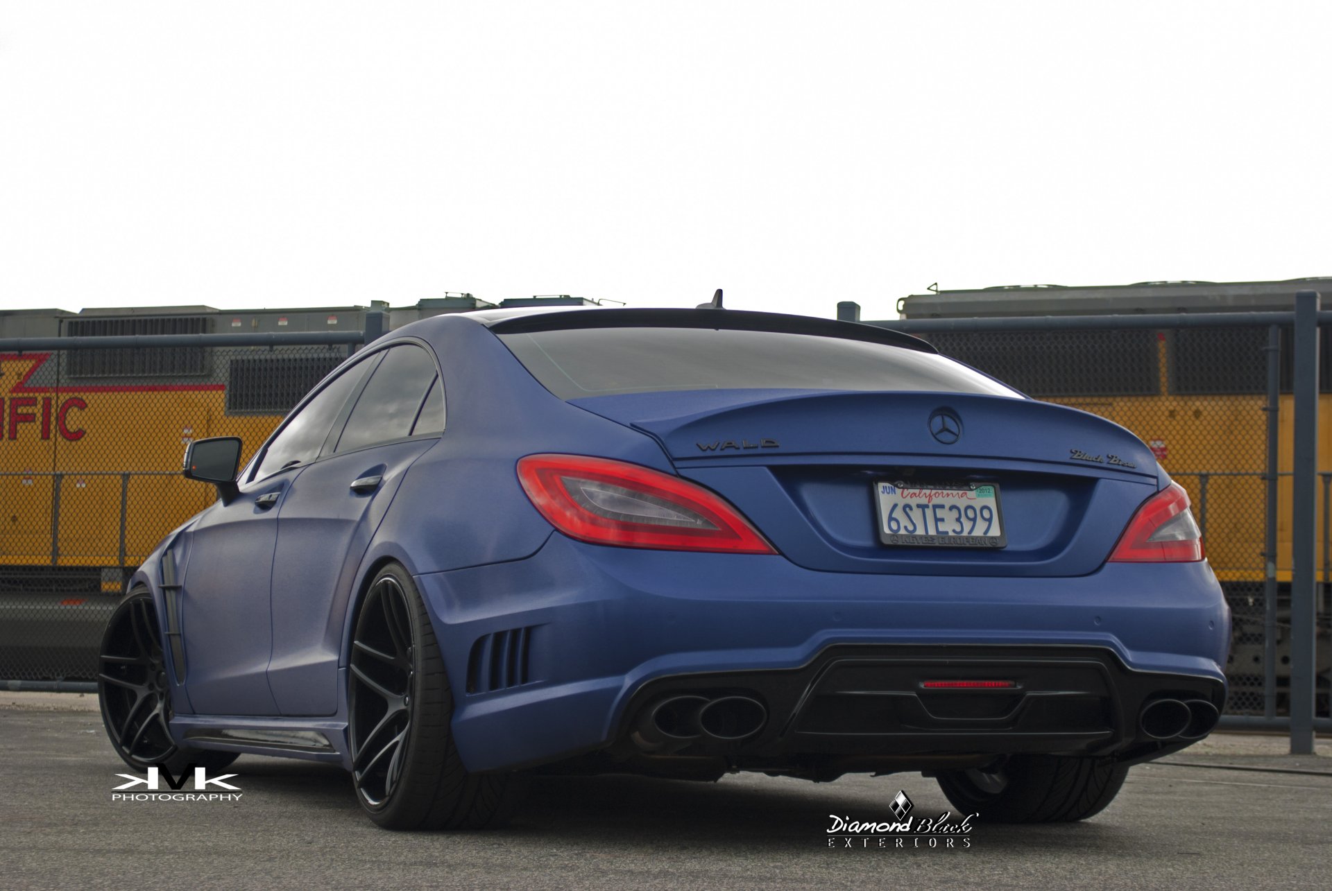mercedes cls wald bisonte negro mercedes azul