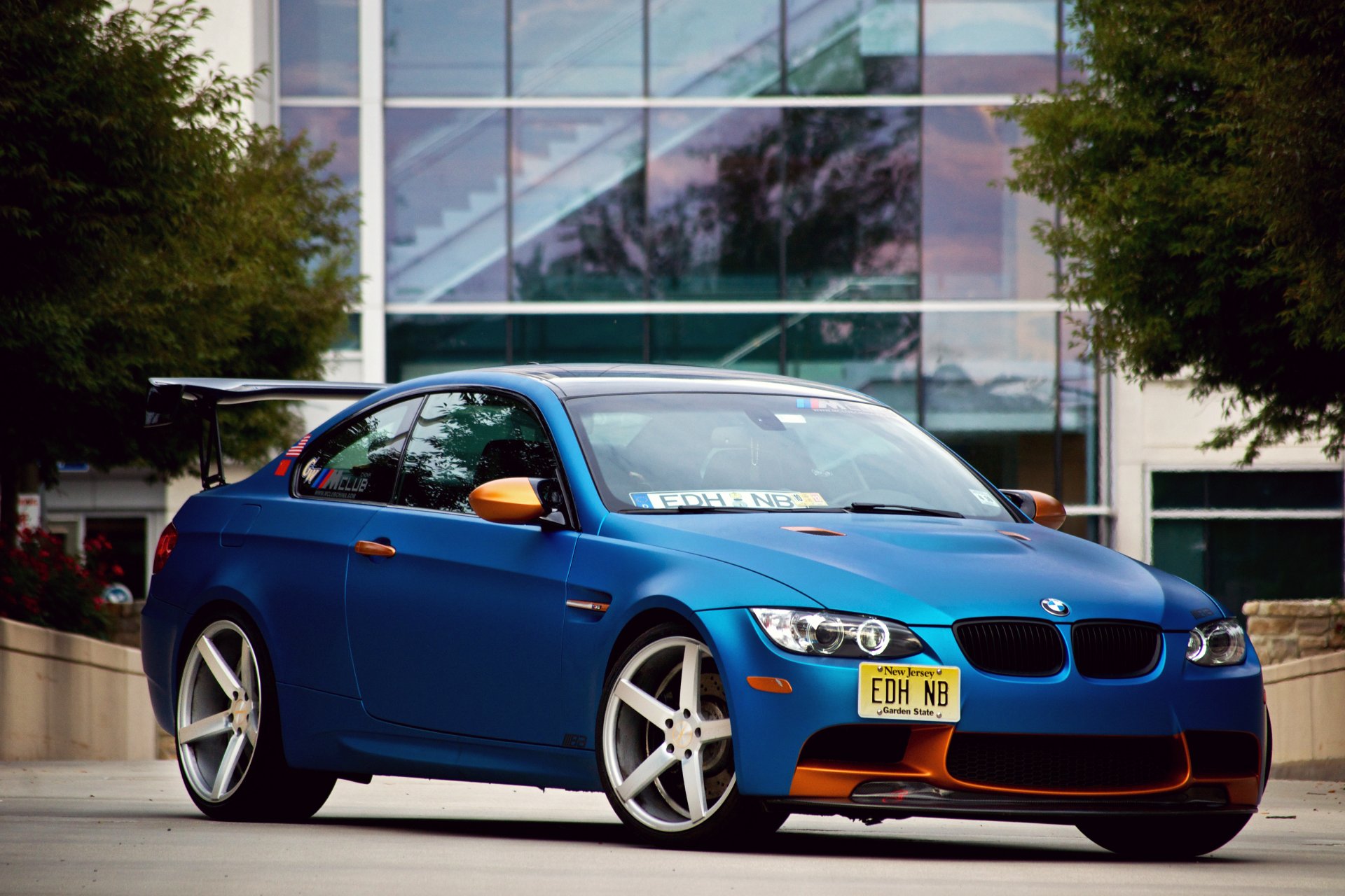 bmw e92 m3 tuning niebieski