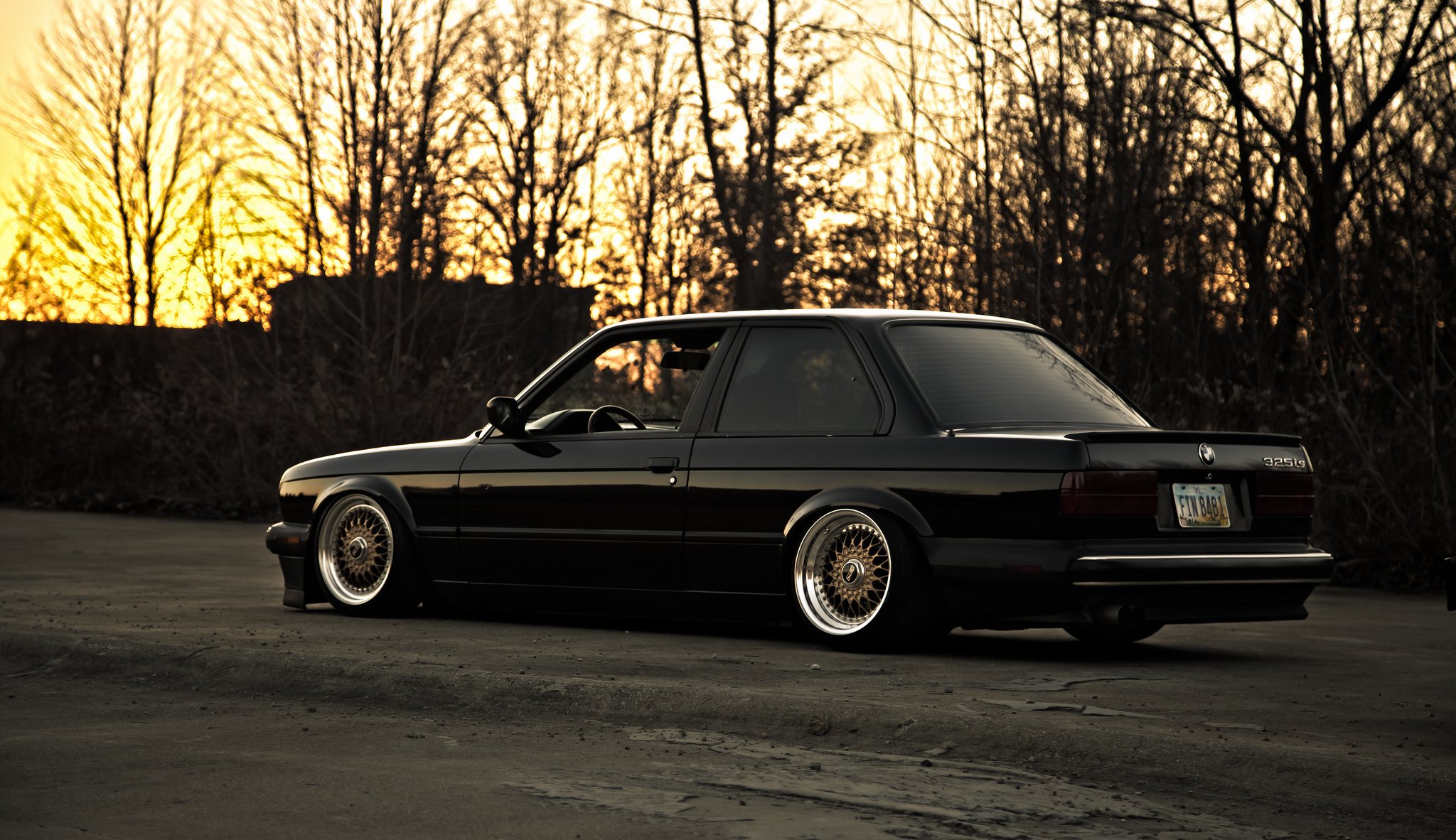 bmw e30 325si noir bmw profil