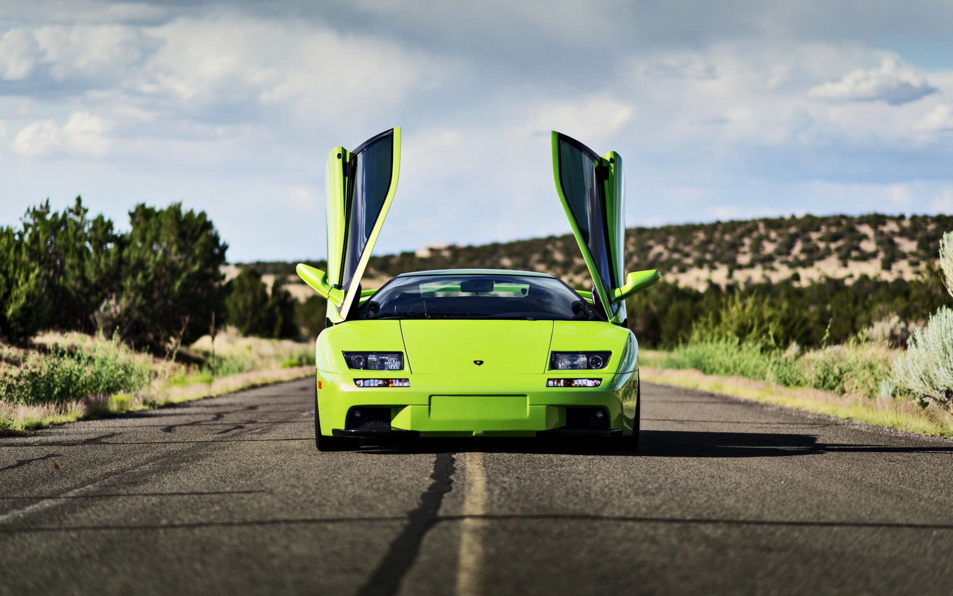 lamborghini diablo droga fototapeta supersamochód fototapeta