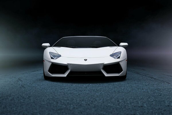 Lamborghini avenodor bianco