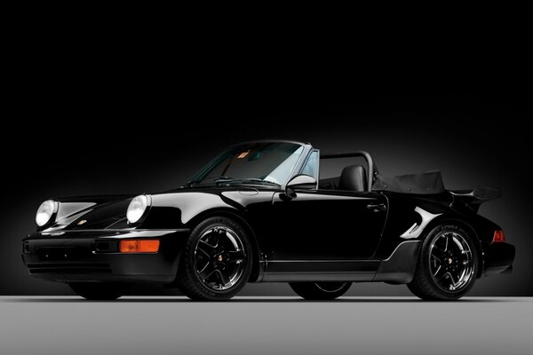 Porsche 1992 noir