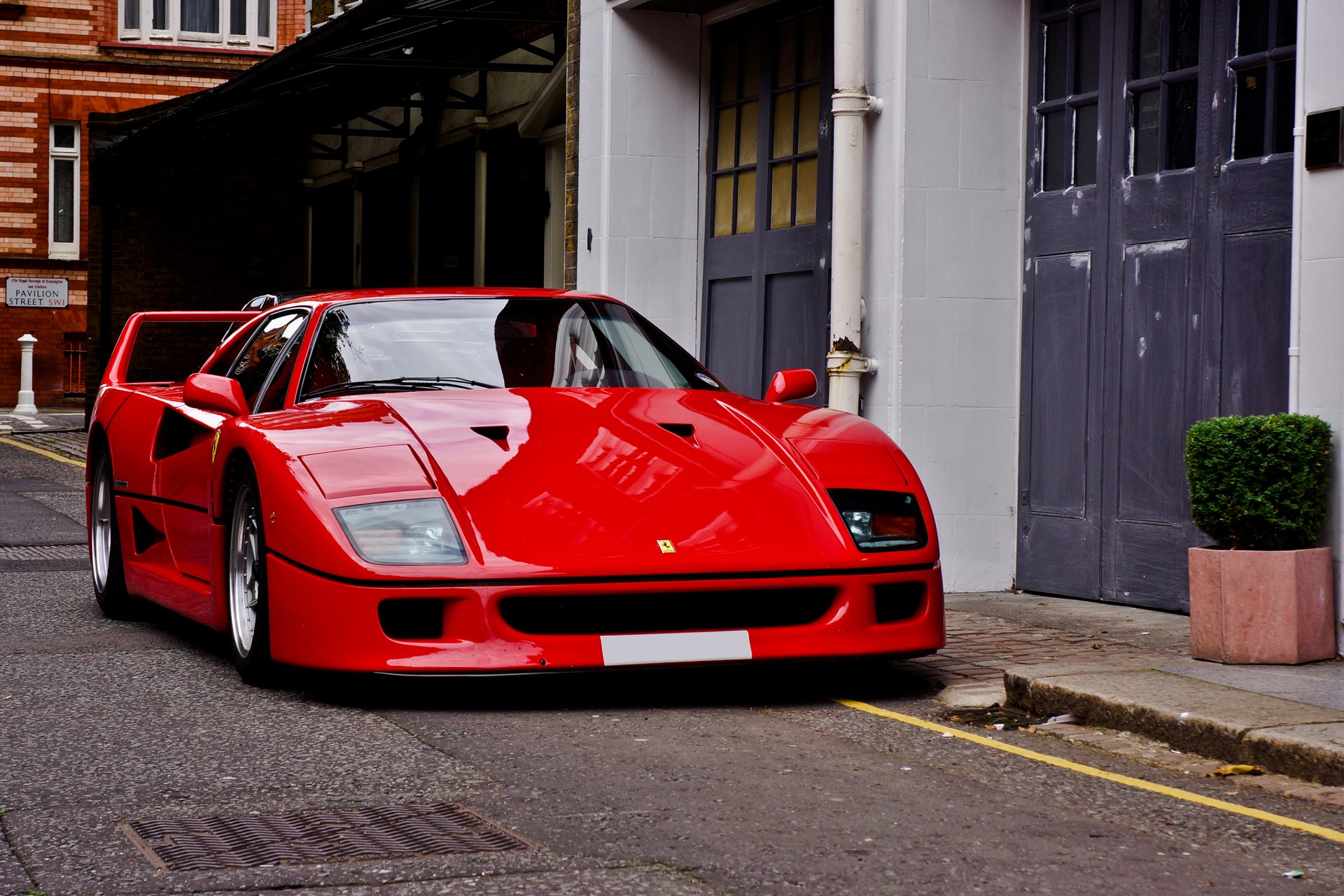 ferrari f40 czerwone ferrari f40