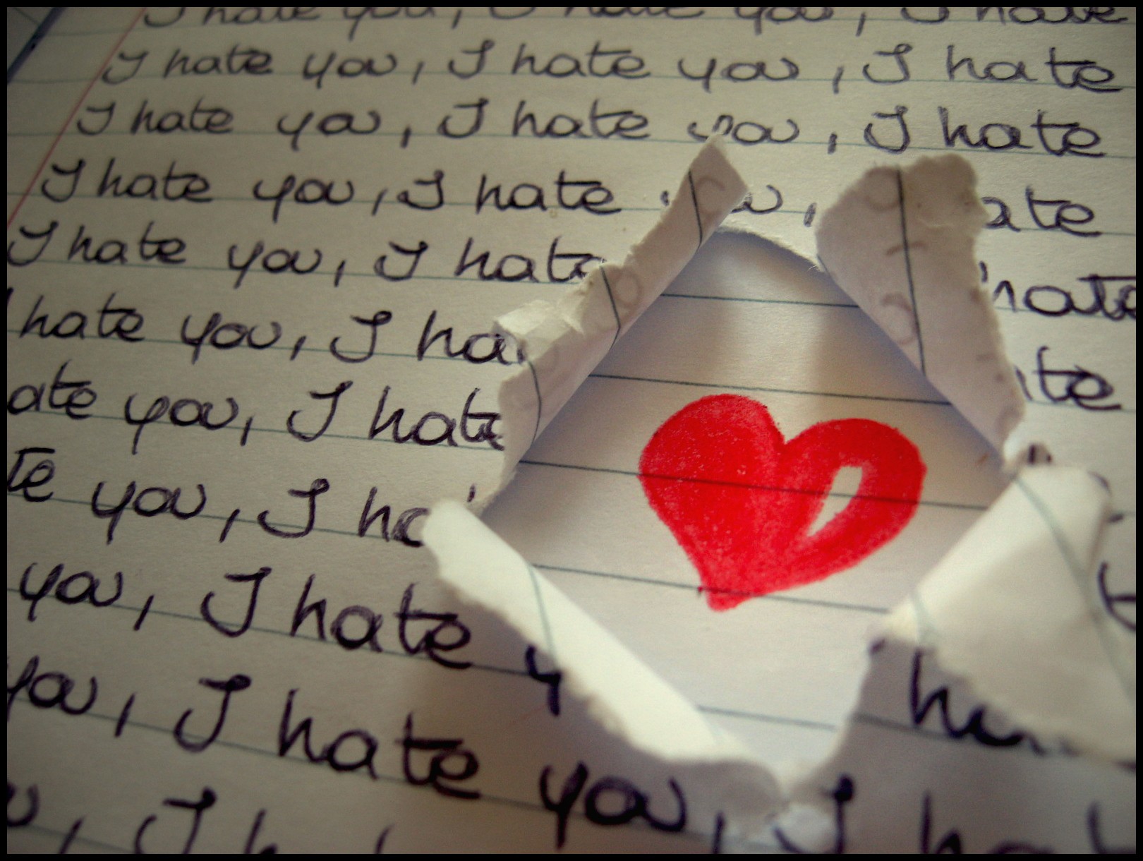 heart love i hate you