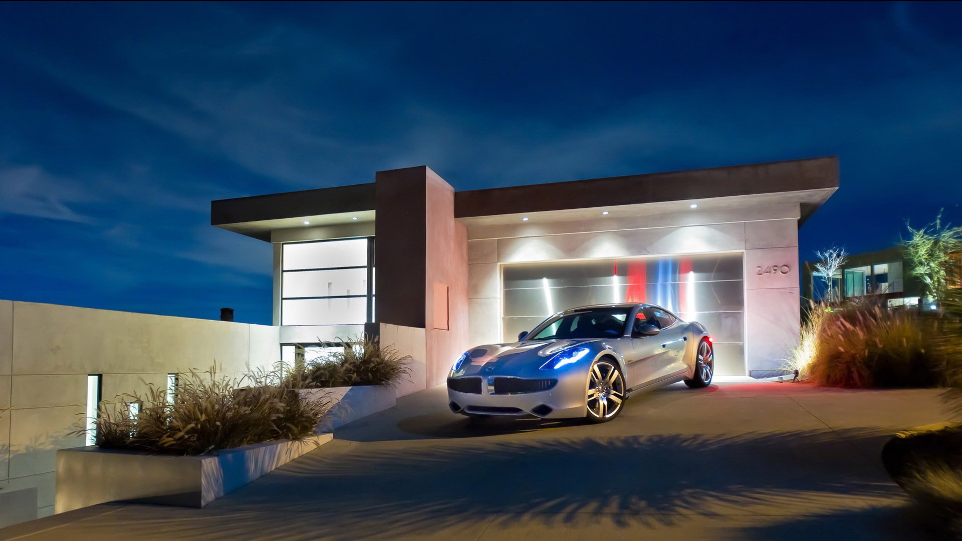 fisker karma noche garaje fisker karma