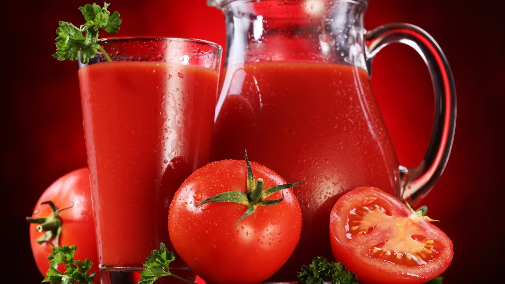 saft rot tomaten