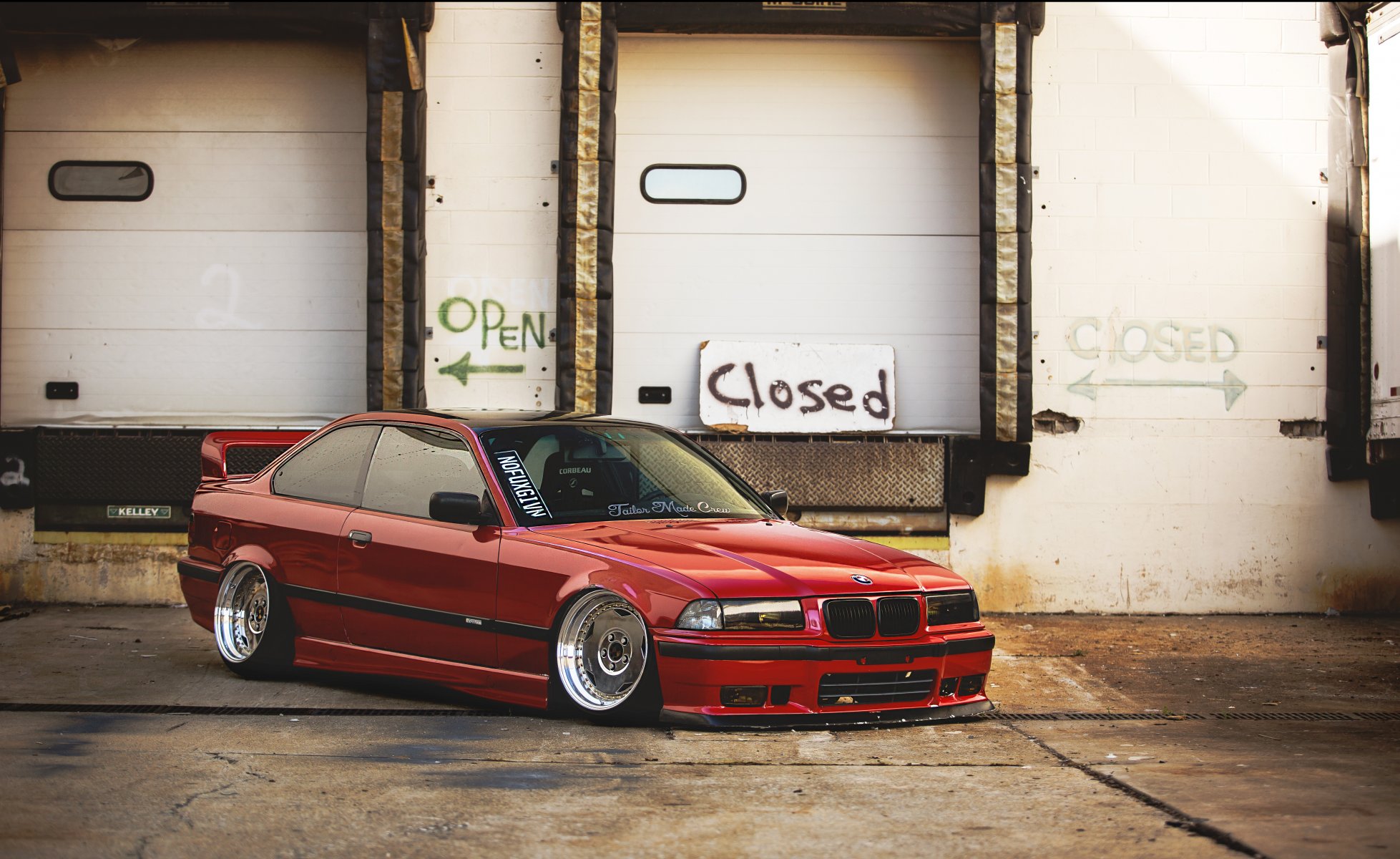 bmw e36 rojo tuning bmw rojo auto