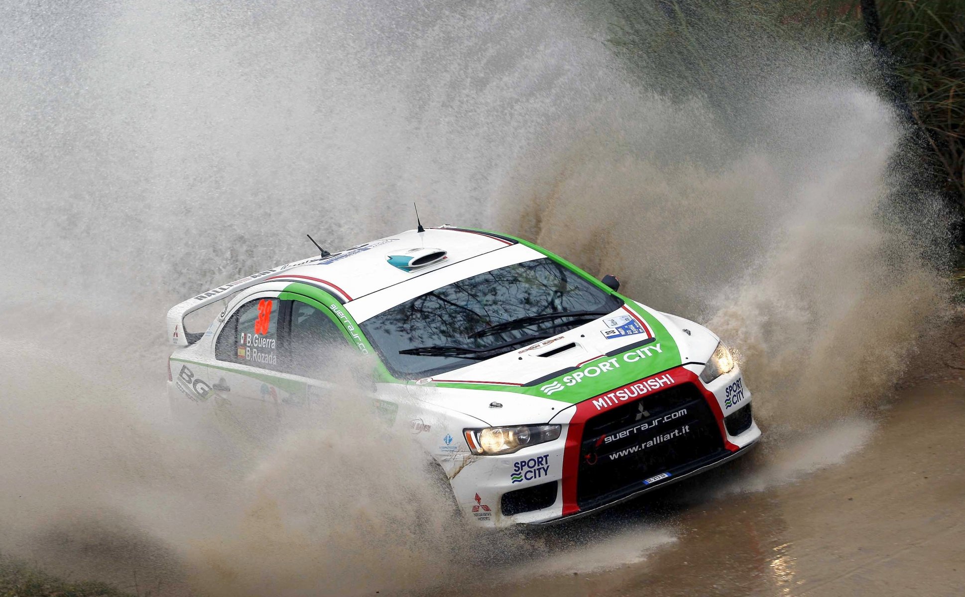 mitsubishi professioni evo x argentina wrc rally gara rally splatter auto