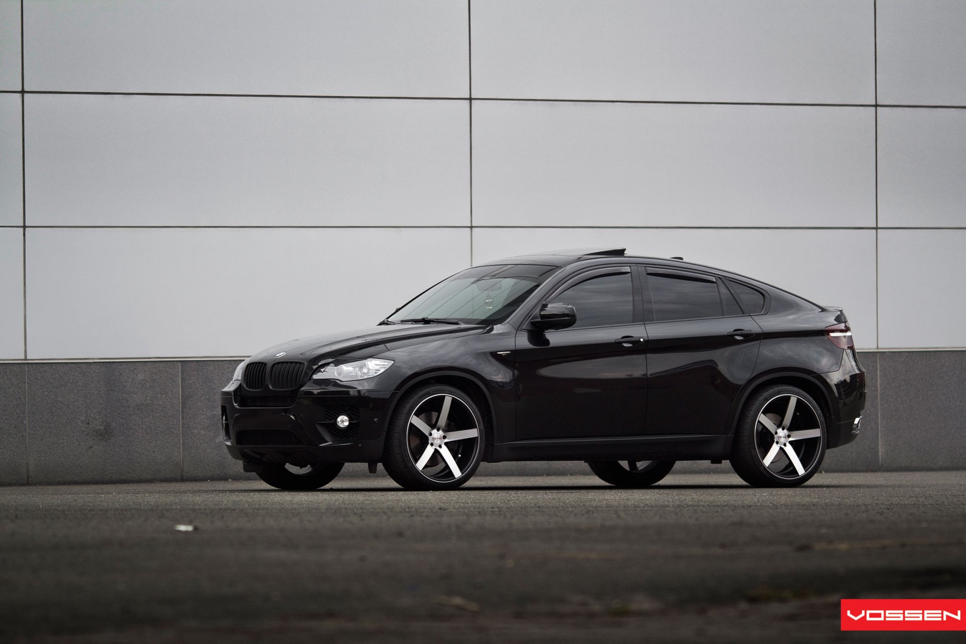 bmw x6 bmw x6 jeep noir jantes tuning vossen