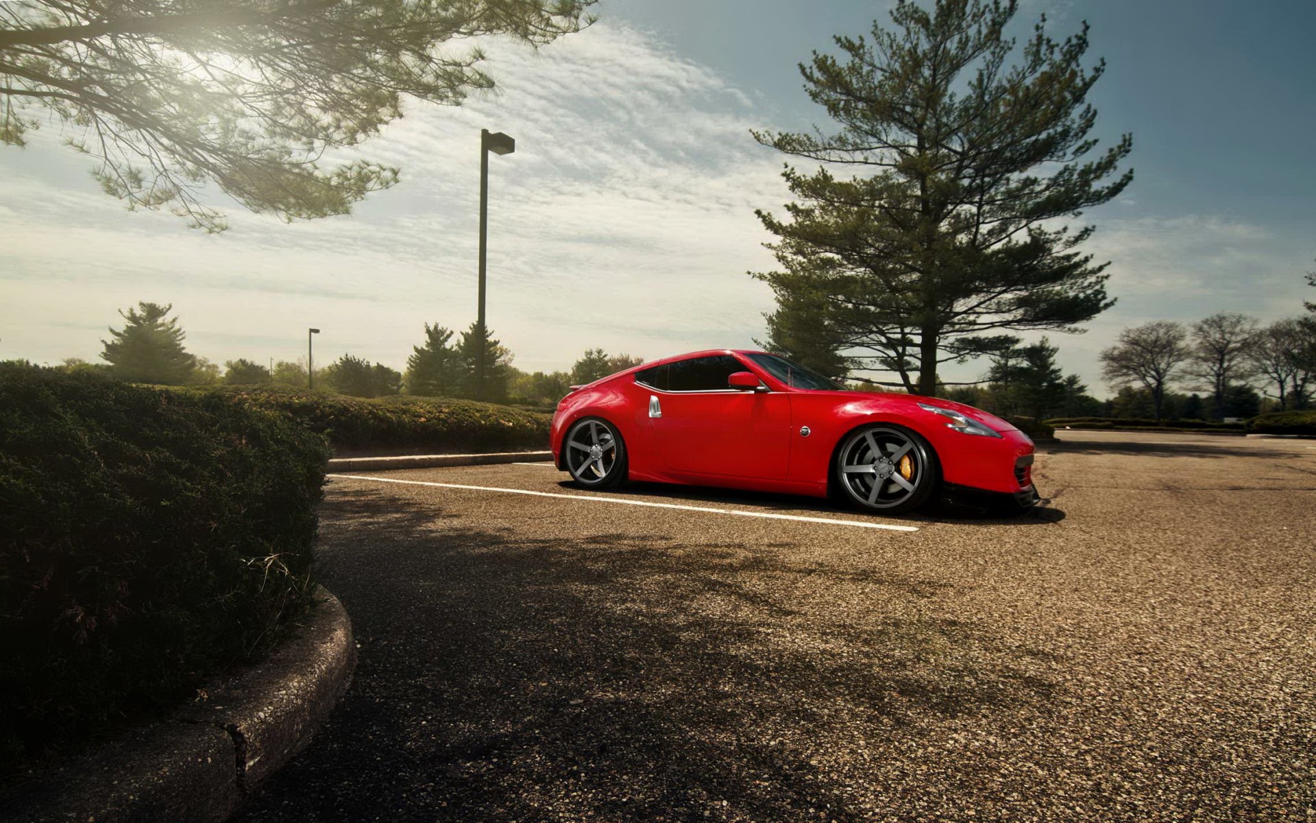 nissan voiture fonds d écran hd nissan 370z rouge tuning