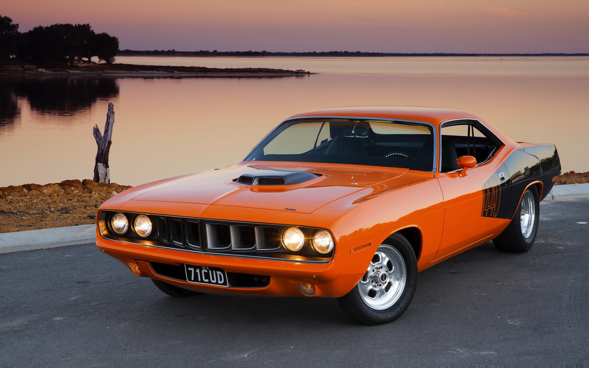 plymouth barracuda plymouth cuda coche del músculo