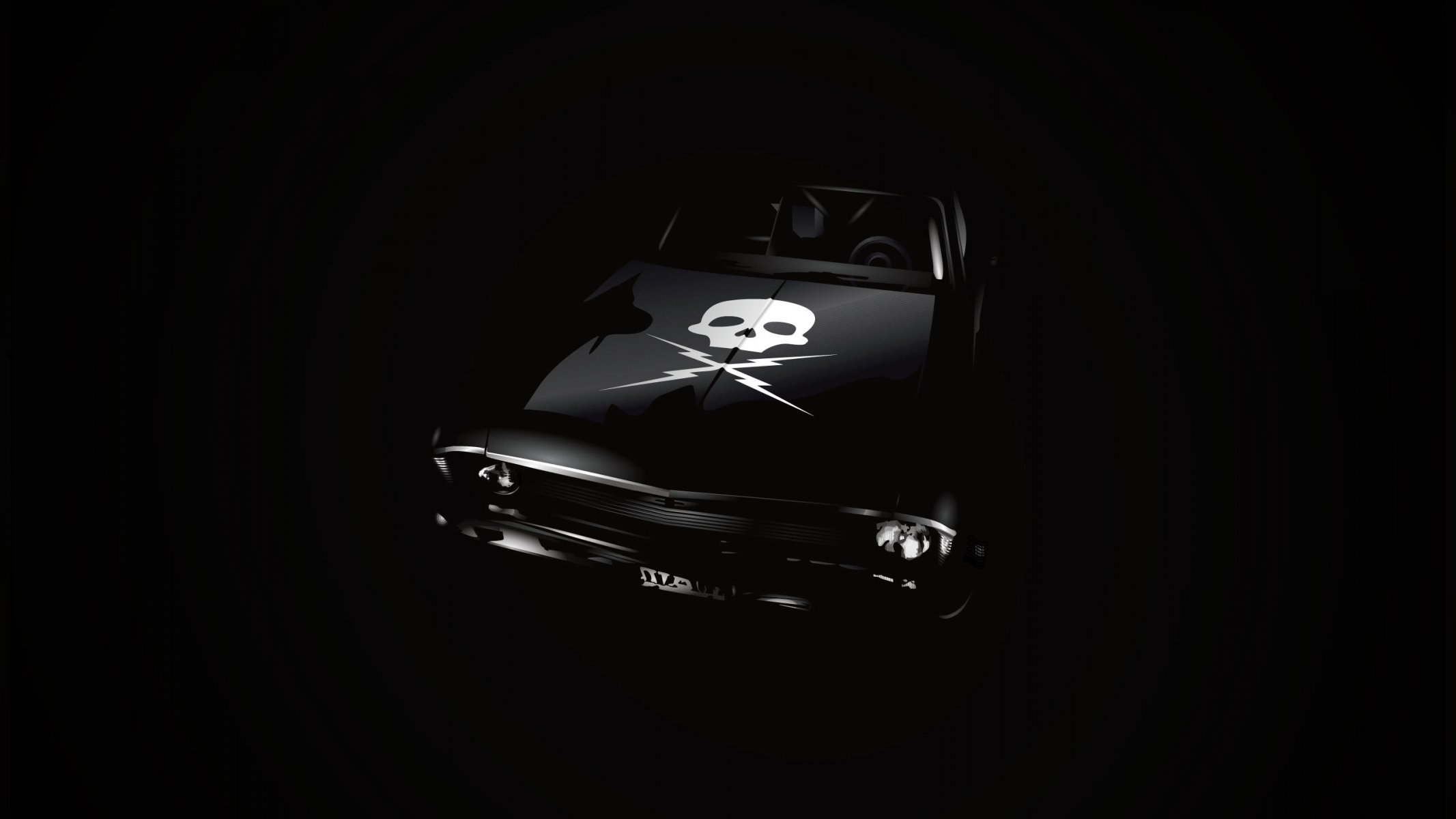 chevrolet nova death proof skull