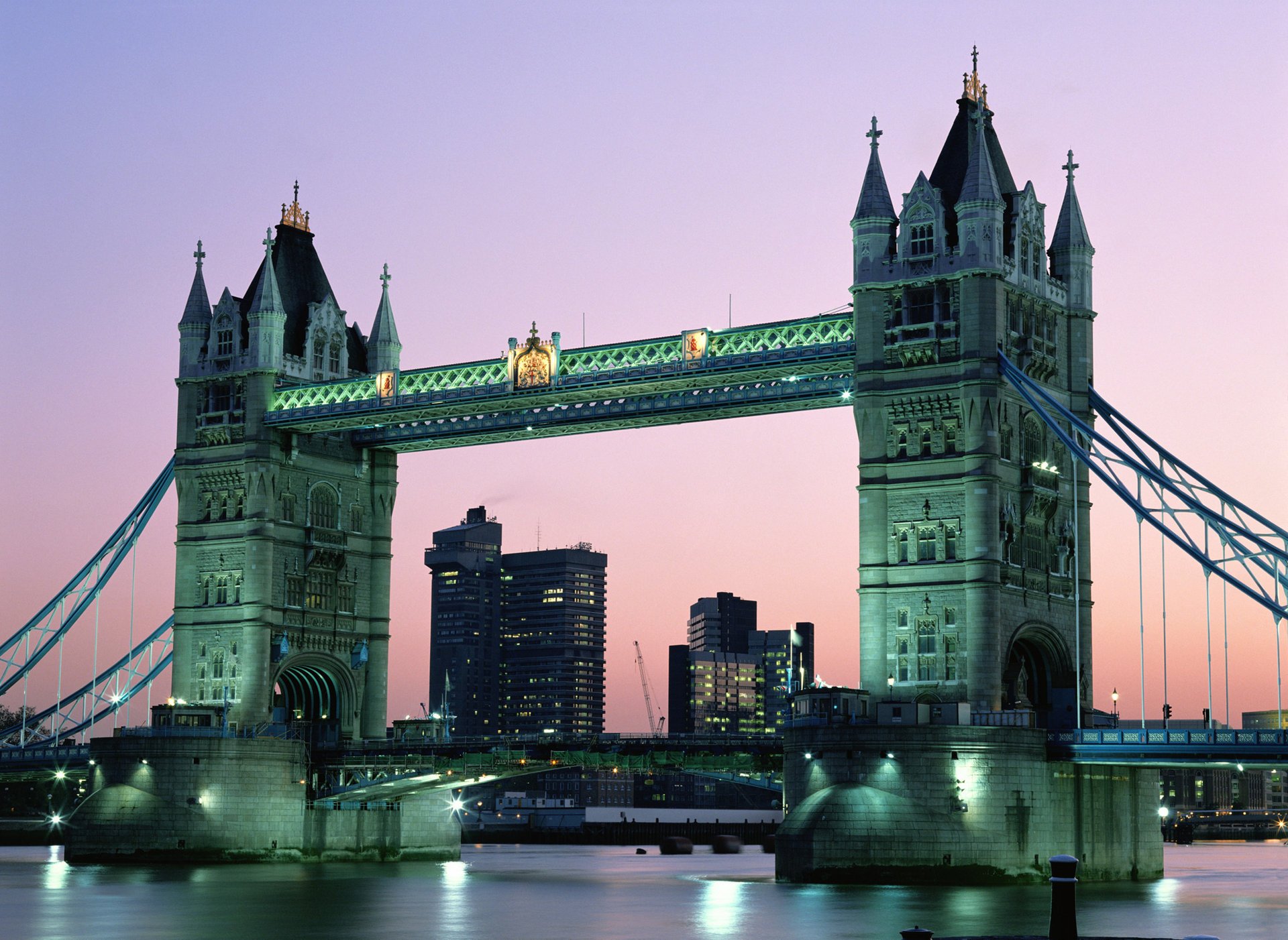 inghilterra londra città acqua sera ponte