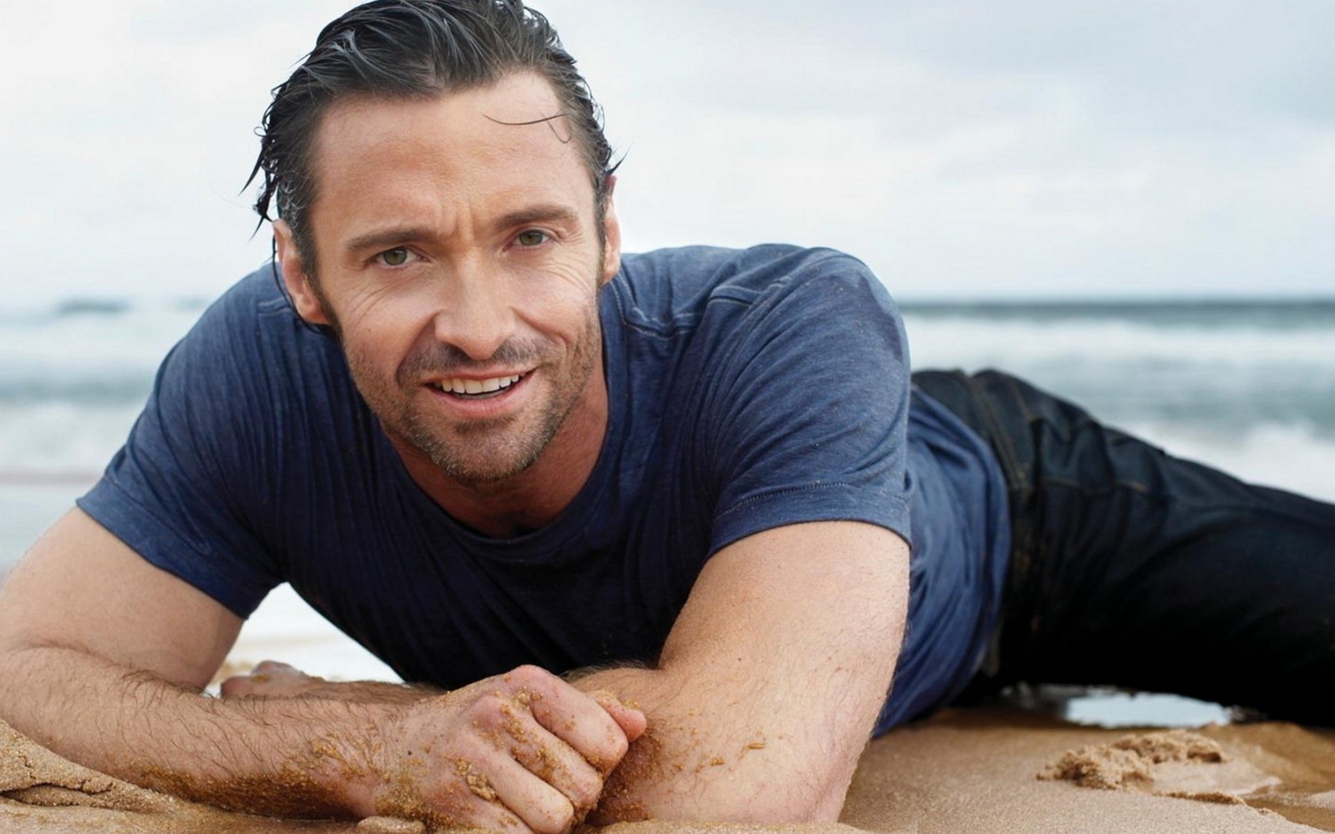 sable hugh jackman homme hugh jackman gars acteur plage