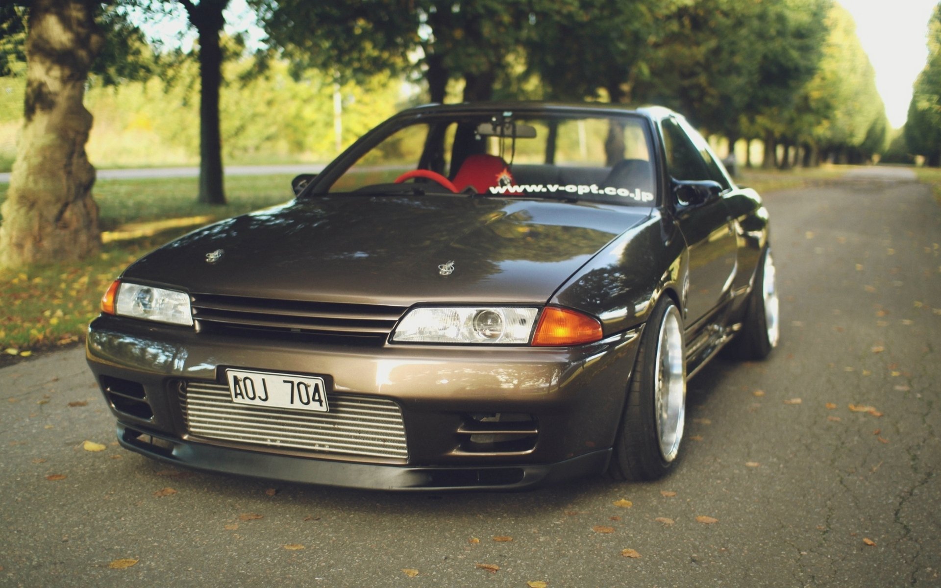 auto nissan r32 tuning jdm stile nissan skyline r32 anteriore auto