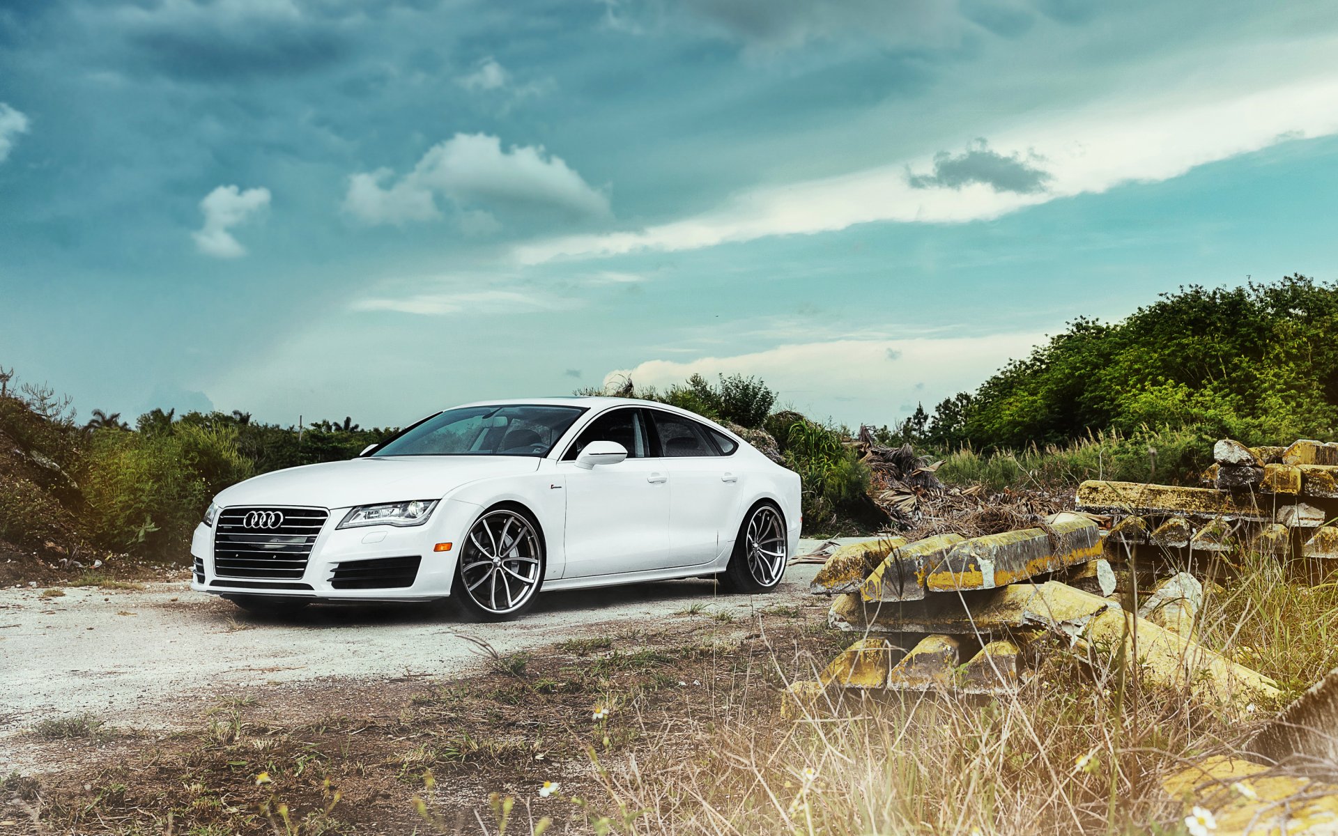 audi a7 audi white auto car auto wallpaper