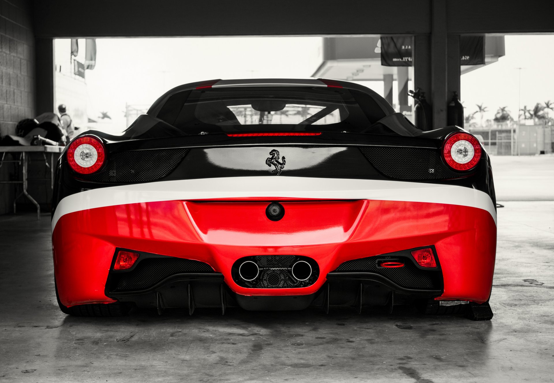 ferrari 458 italia rosso nero ferrari