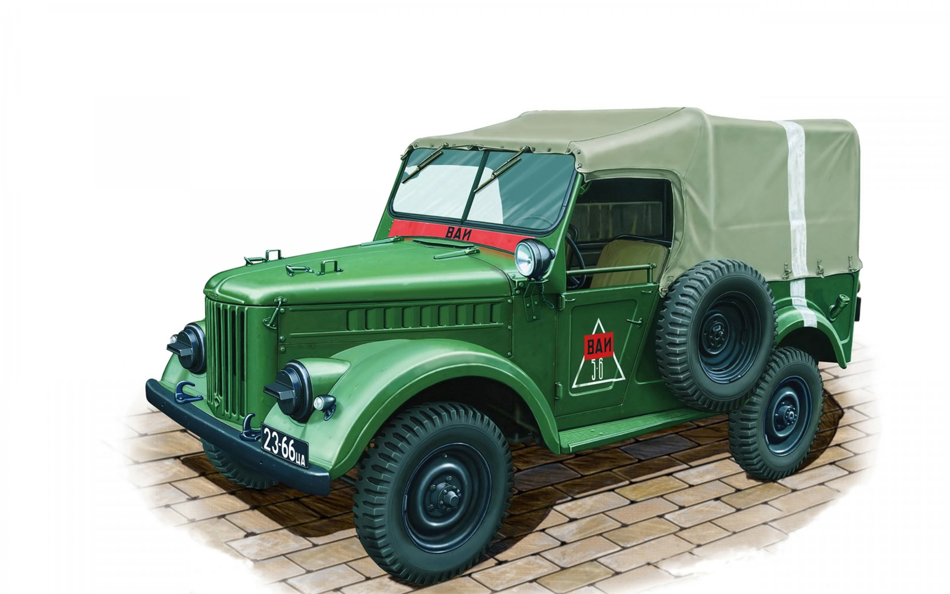 art gaz-69 wojskowa inspekcja samochodowa armia radziecka 4x4 ciężarówka użytkowa pojazd terenowy stworzony przez zespół konstruktorów gorkiwskiego zakładu samochodowego od 1951-1972 model zsrr