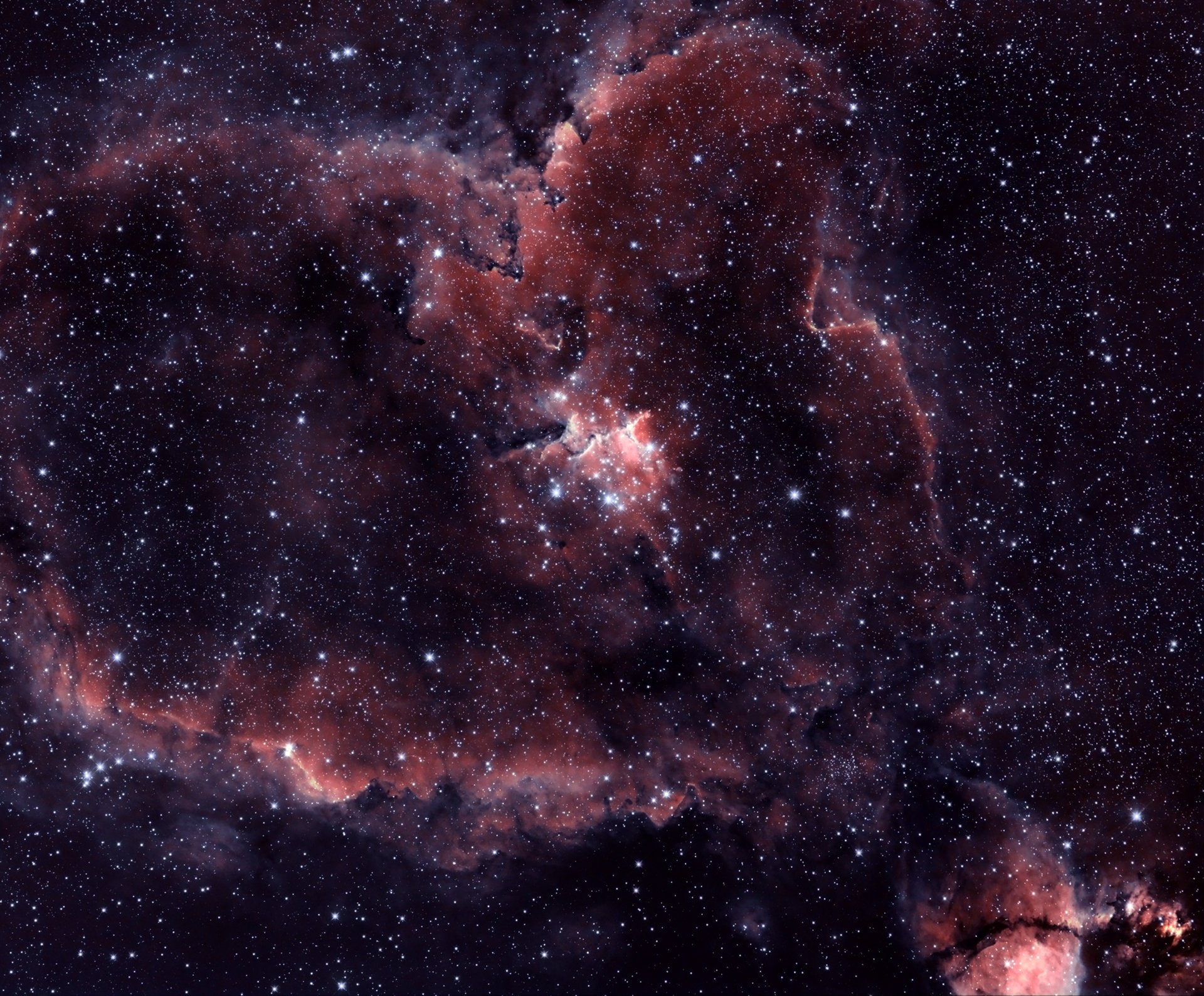 nebula ic 1805 heart