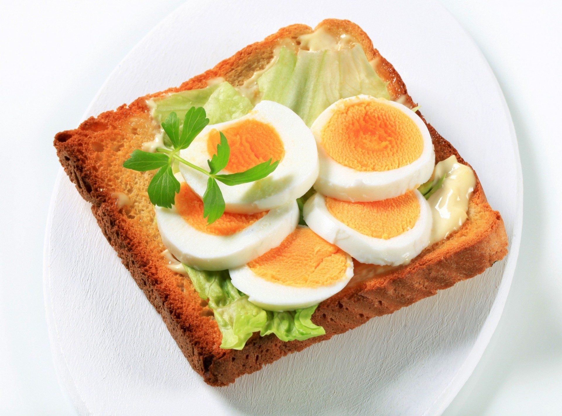 brot butter eier toast