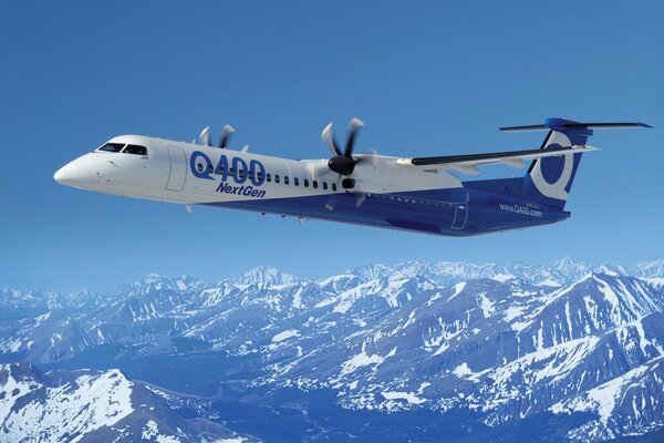 Avion à réaction de passagers Q400 next gen