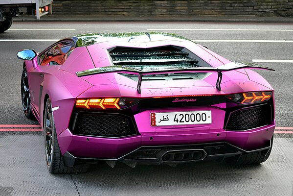 Auto premium con Spoiler lamborghini aventador