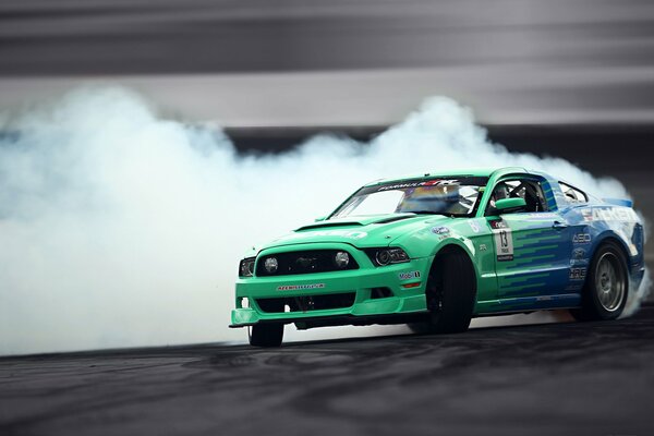 Tuning a sports car that releases smoke during races