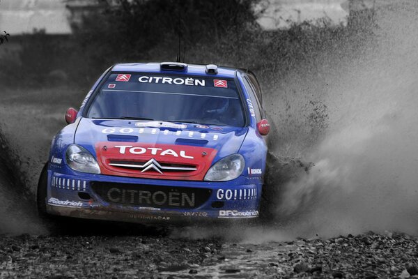 Auto citroen, partecipa al Rally