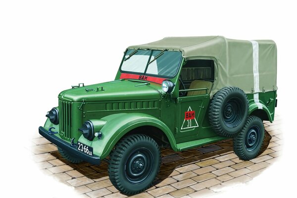 Art des Militär-LKW der Gorki-Automobilfabrik