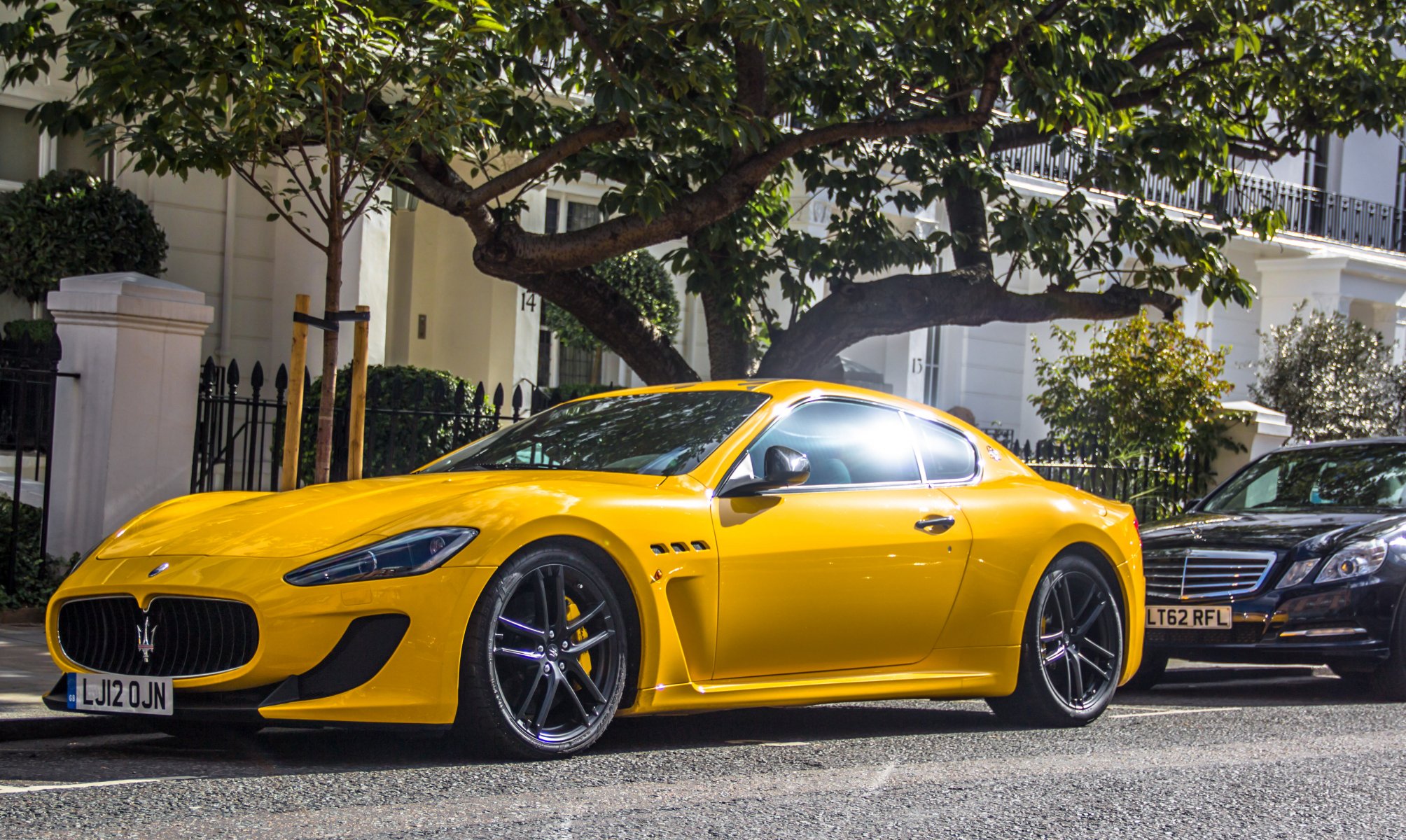 maserati amarillo granturismo superdeportivo maserati granturismo