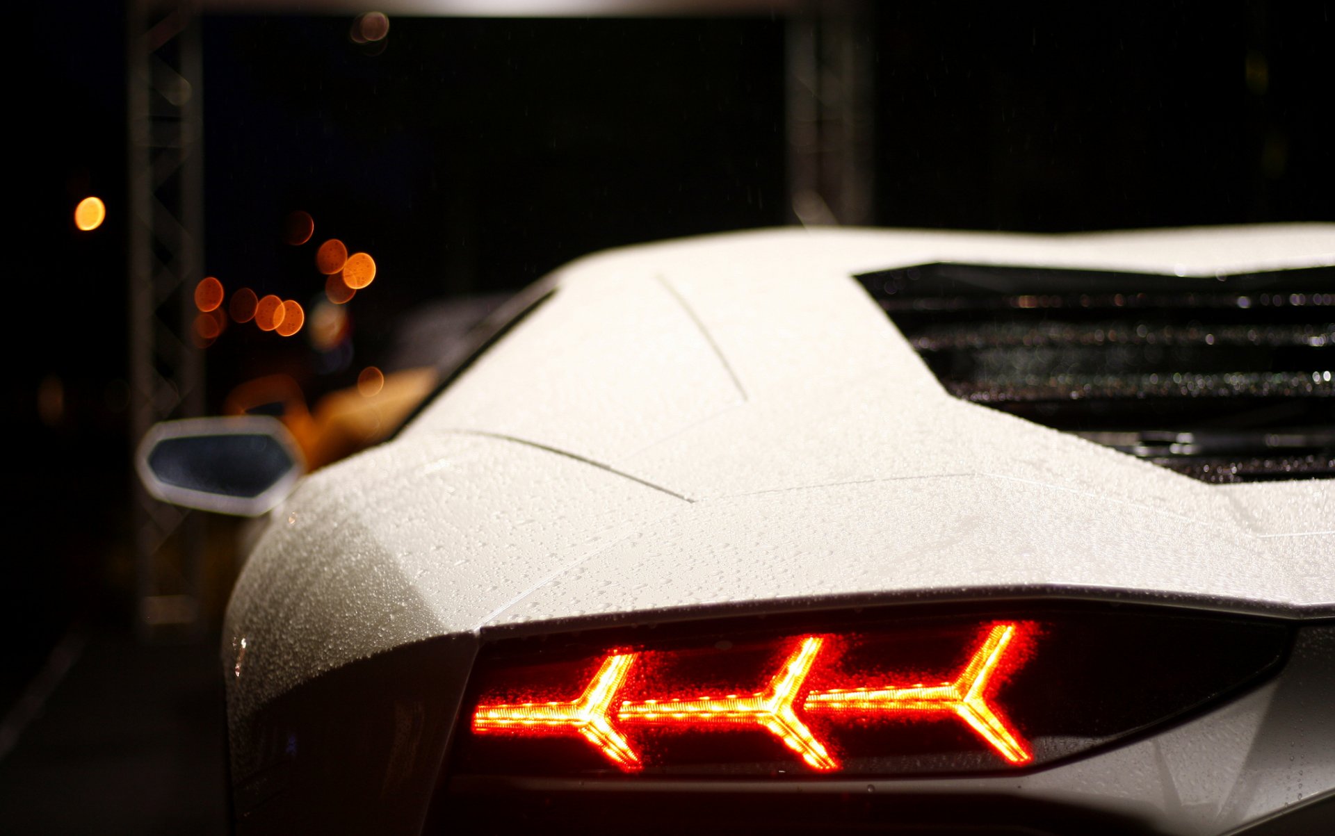 lamborghini aventador lp700-4 white back light rain lamborghini aventador headlight