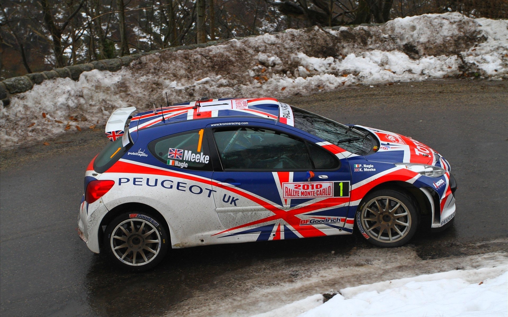 peugeot s2000 auto wrc rally rally vista laterale vinile regno unito peugeot inverno