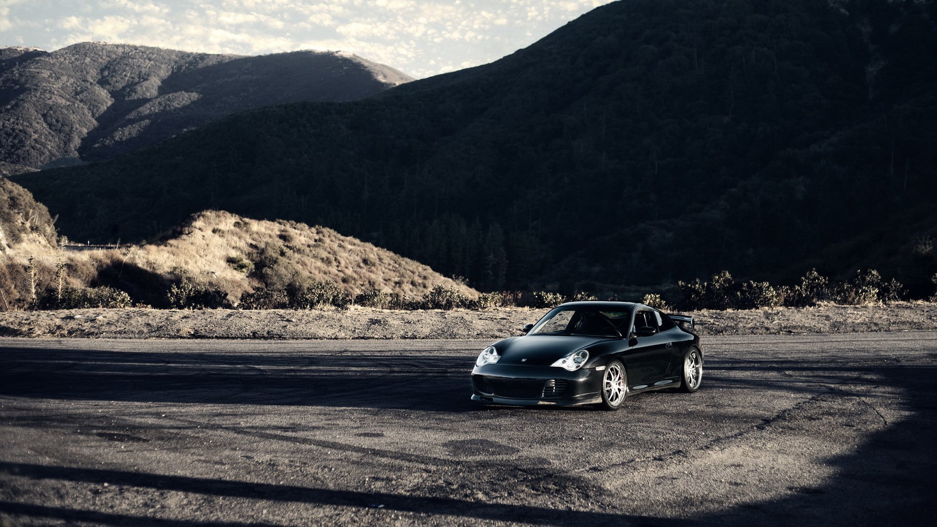 porsche carrera 9114s porsche voiture de sport carrera nature montagnes