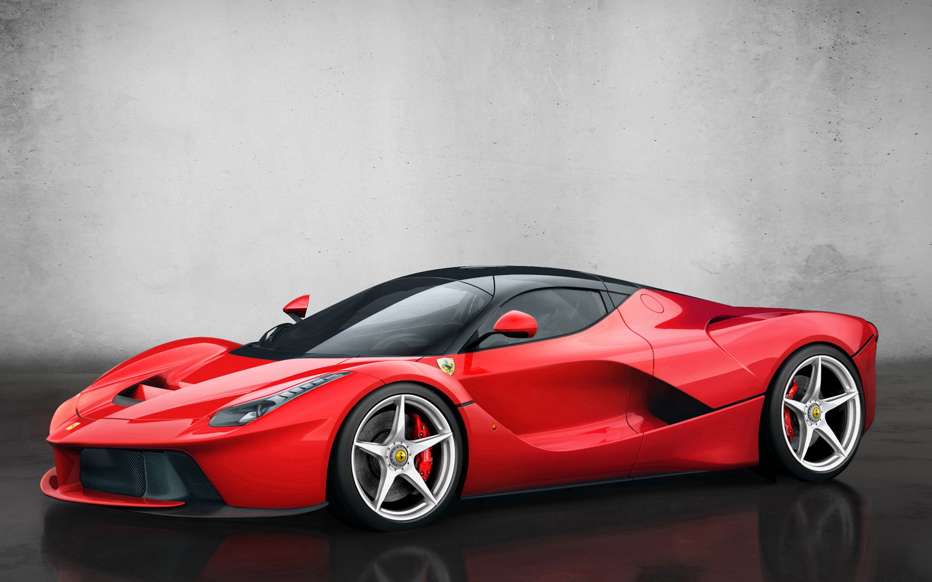 ferrari laferrari 2013 voiture rouge