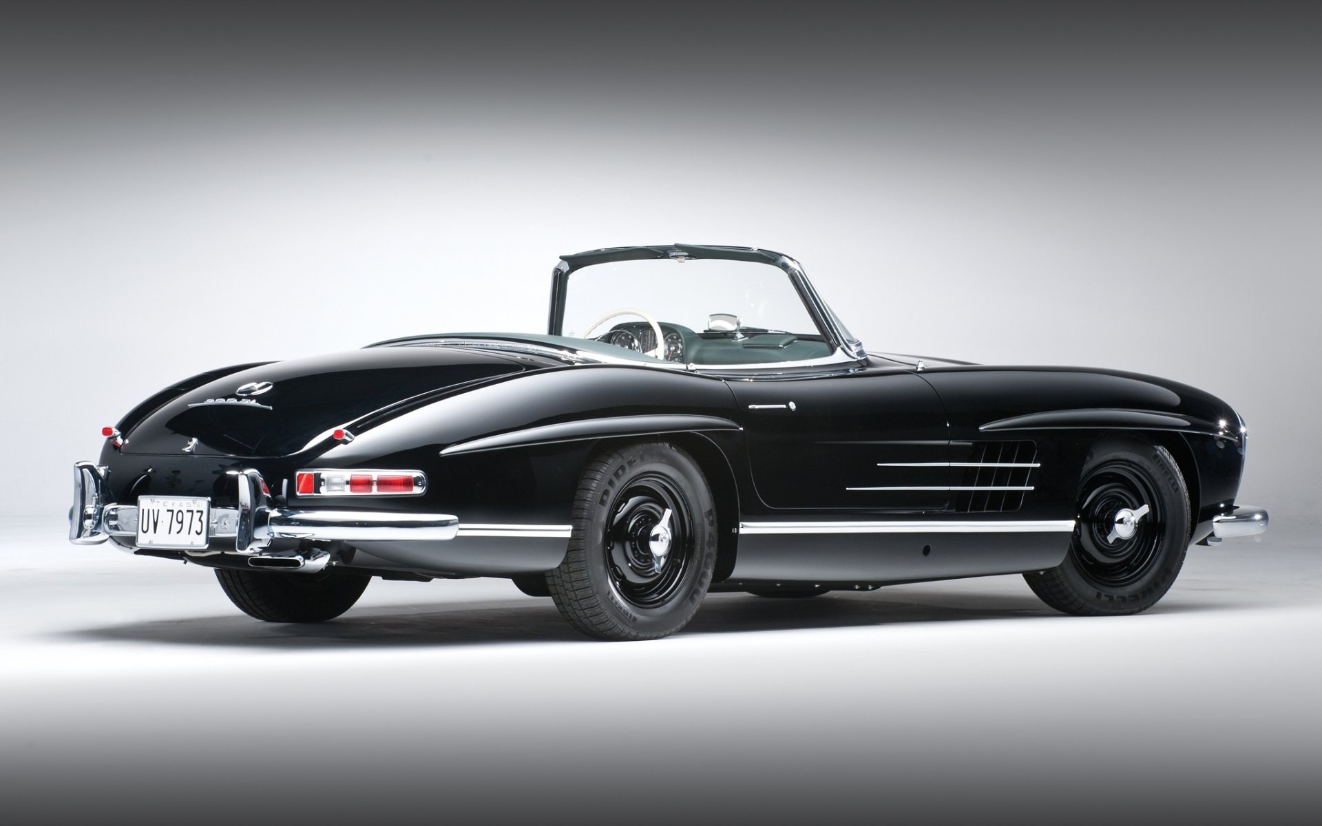 mercedes-benz 300sl 1957 года мерседес 300сл кабриолет вид сзади классика красивая машина