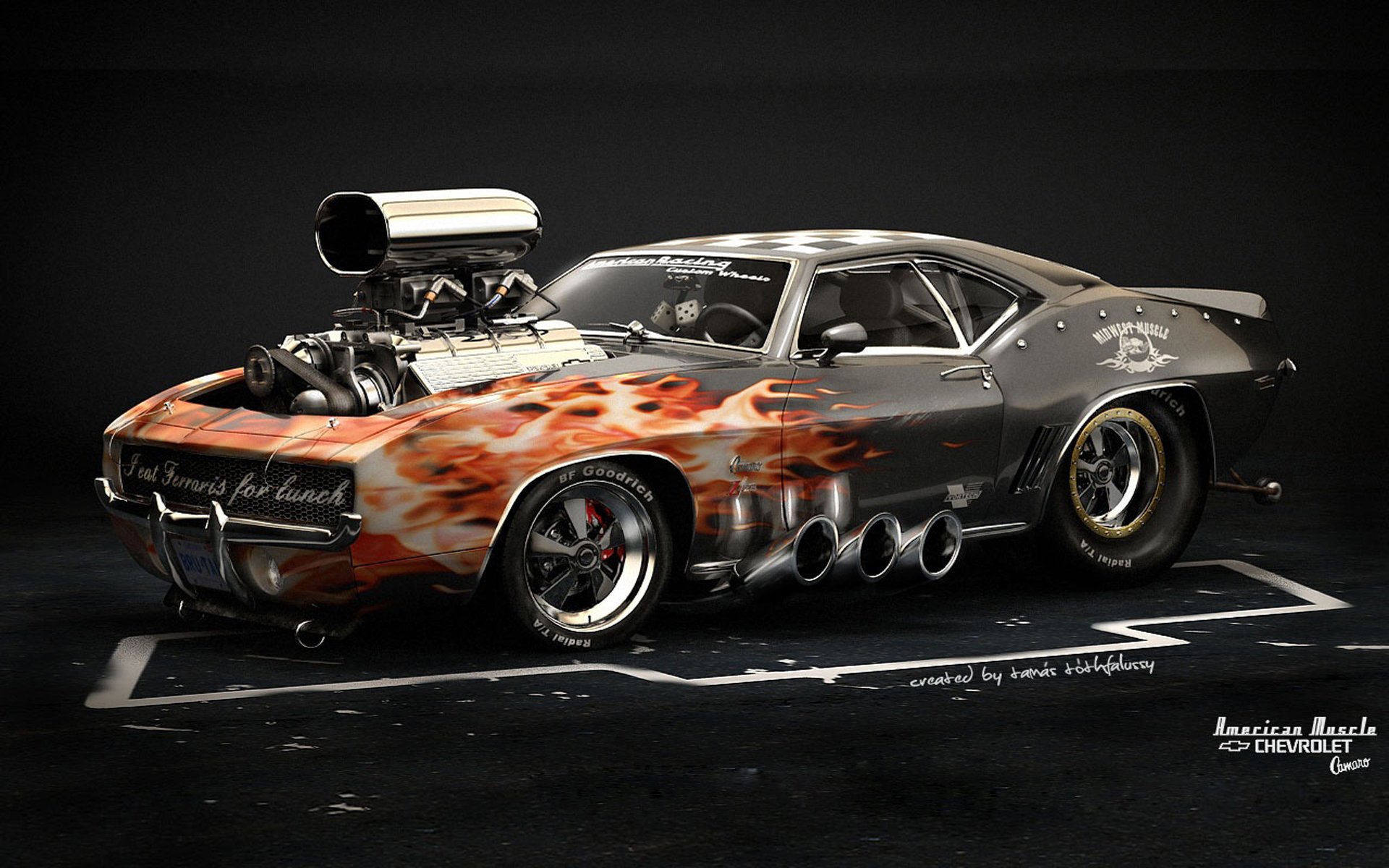 chevrolet camaro 1969 amerikanischer muskel hot rod auto